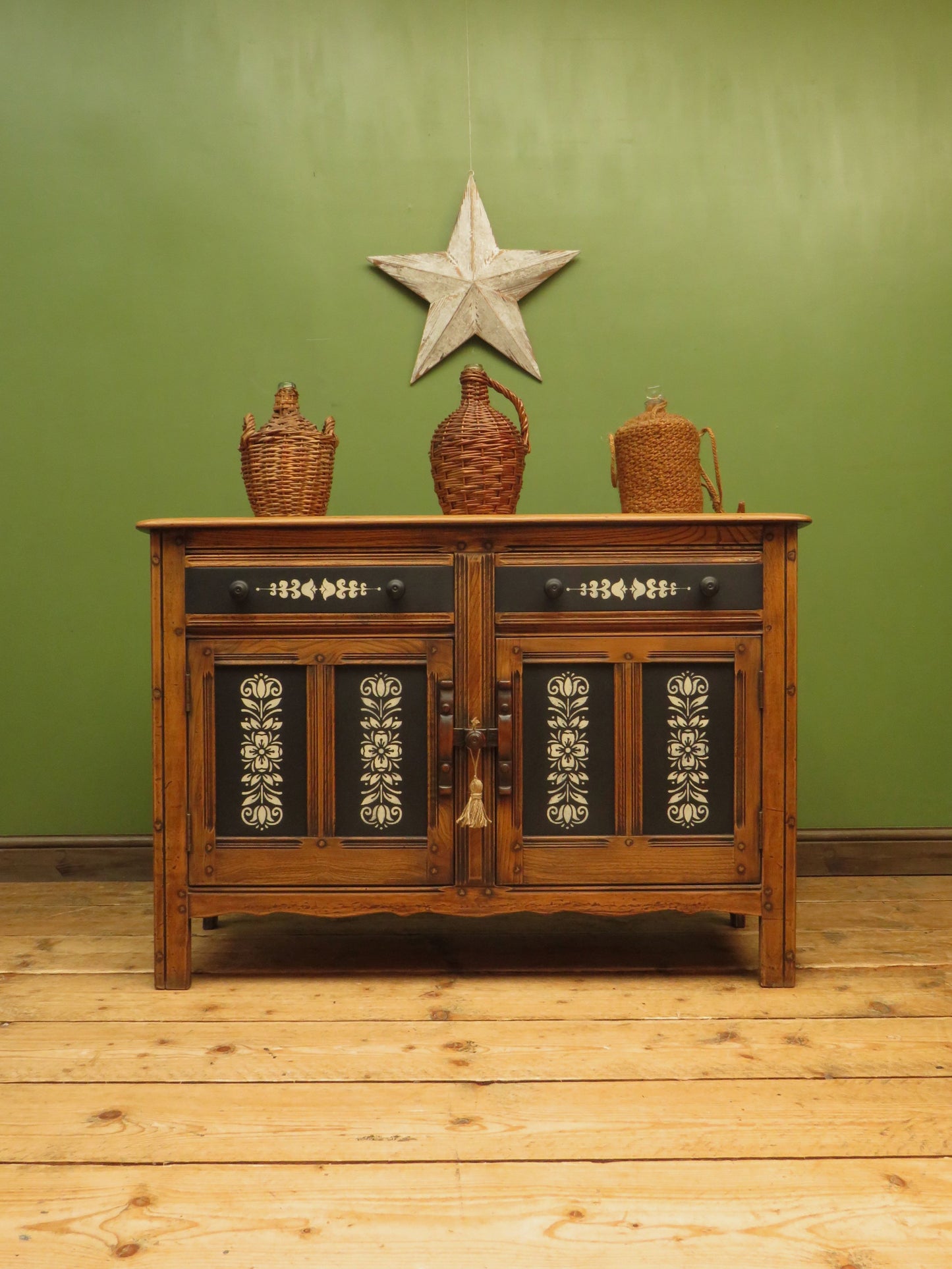 Scandi Boho Styled Ercol sideboard with Drawers