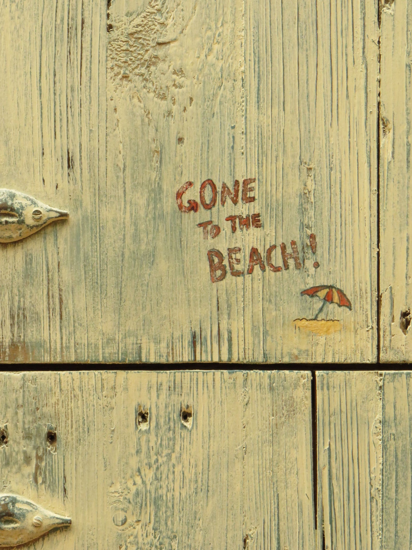 Beach Hut Style Locker Cupboard