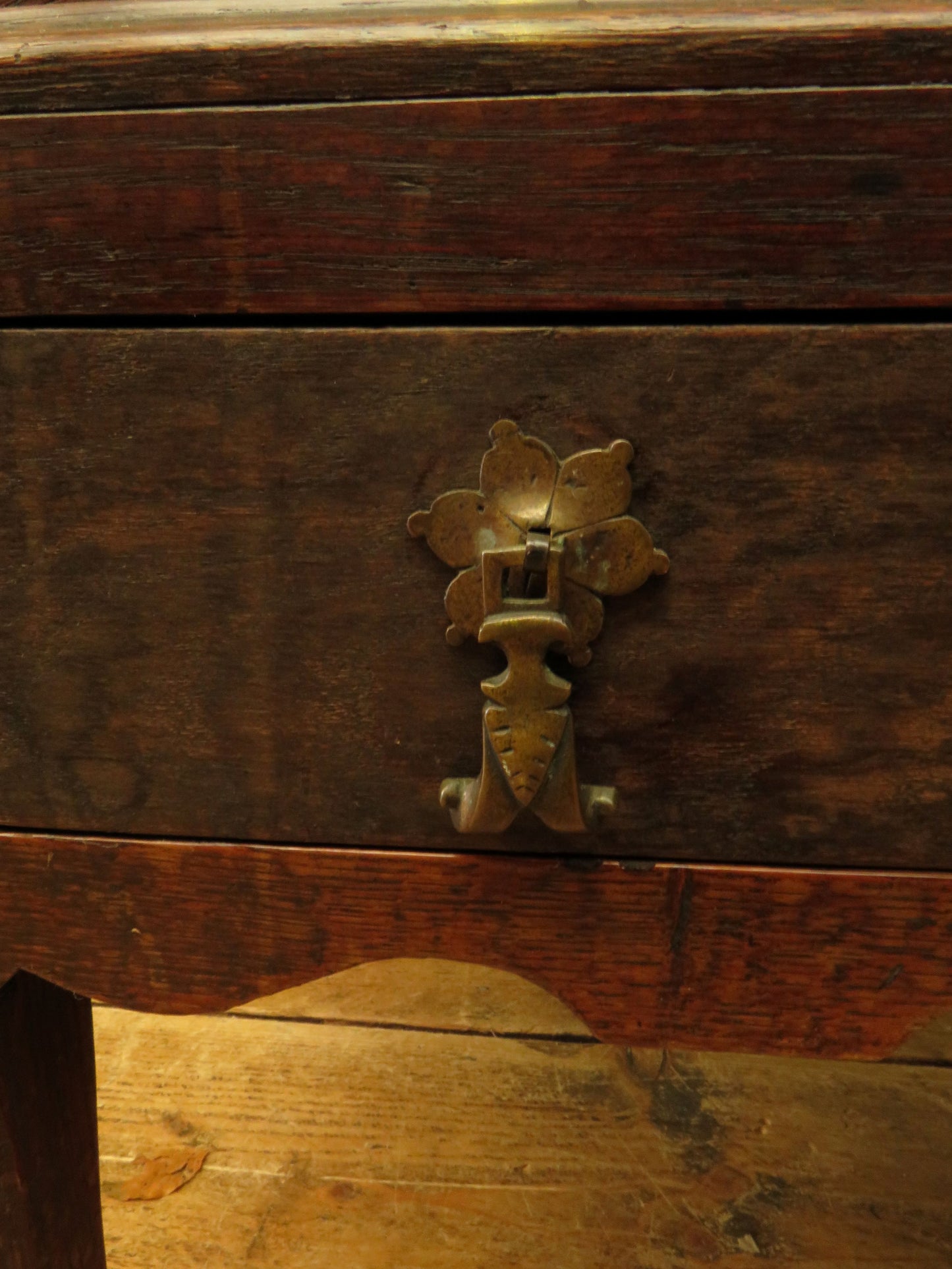 Antique Oak Bible Box and stand