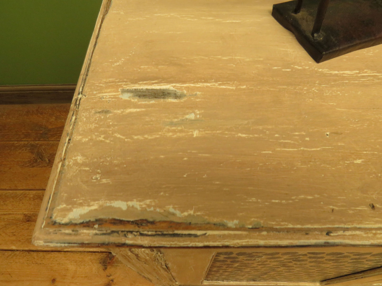 Shabby Chic Sideboard Cupboard with Stencilled Detailing