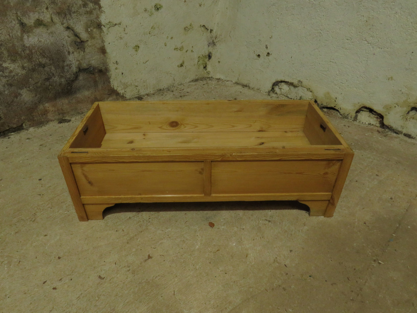 Antique Pine Knockdown Wardrobe, one of two available