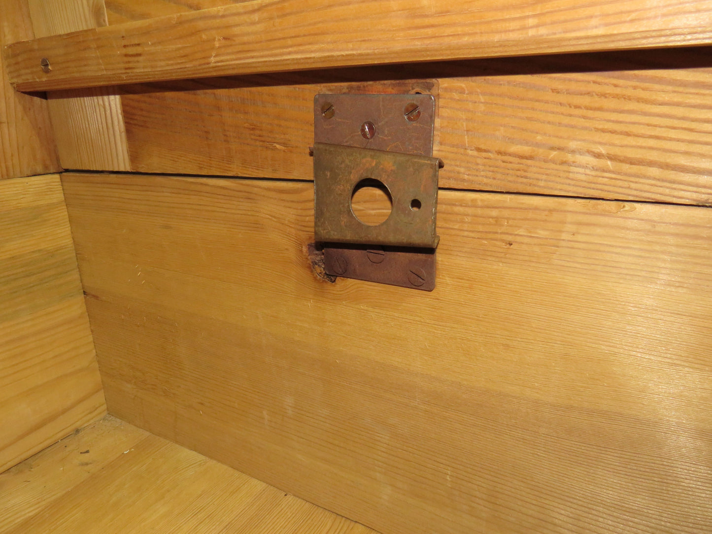 Antique Pine Knockdown Wardrobe - two available