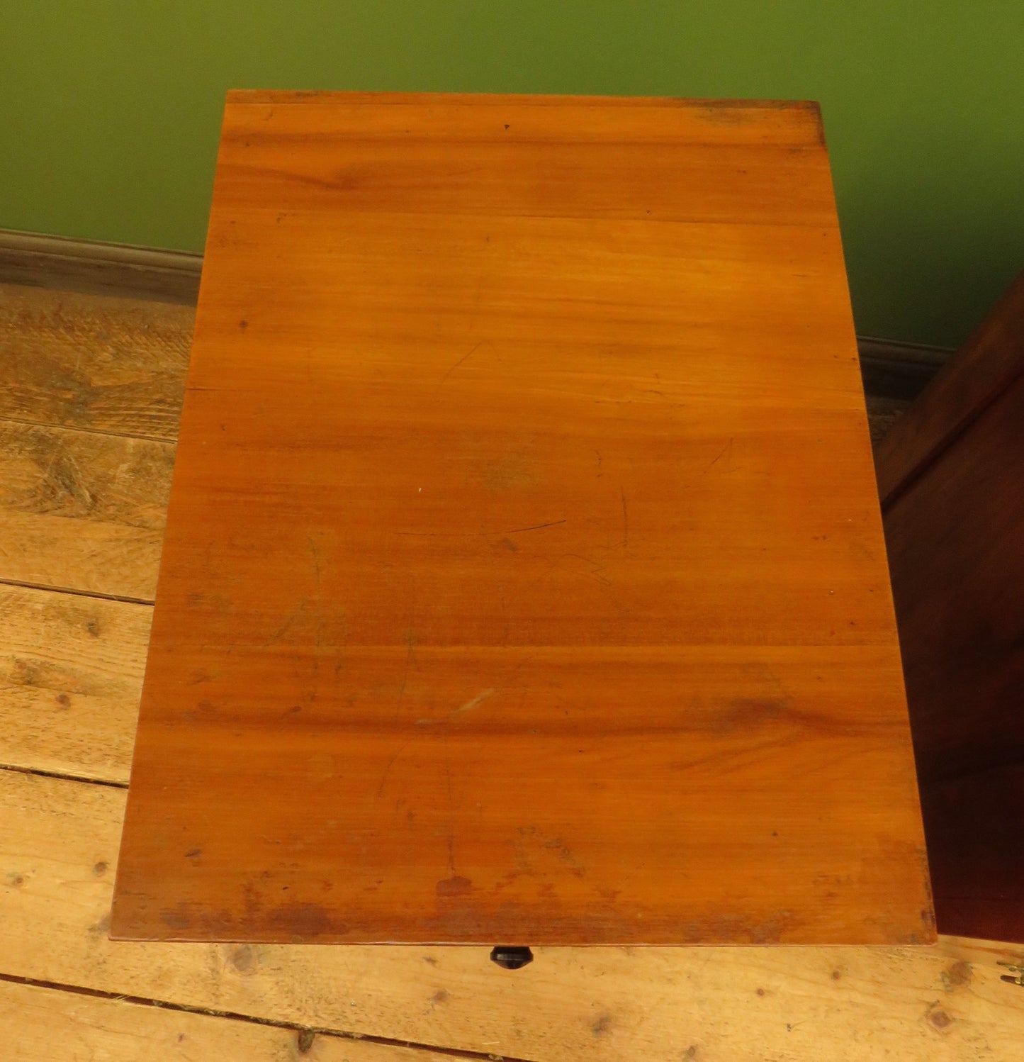 Antique Stencilled Chest of Drawers & Bedside Chest