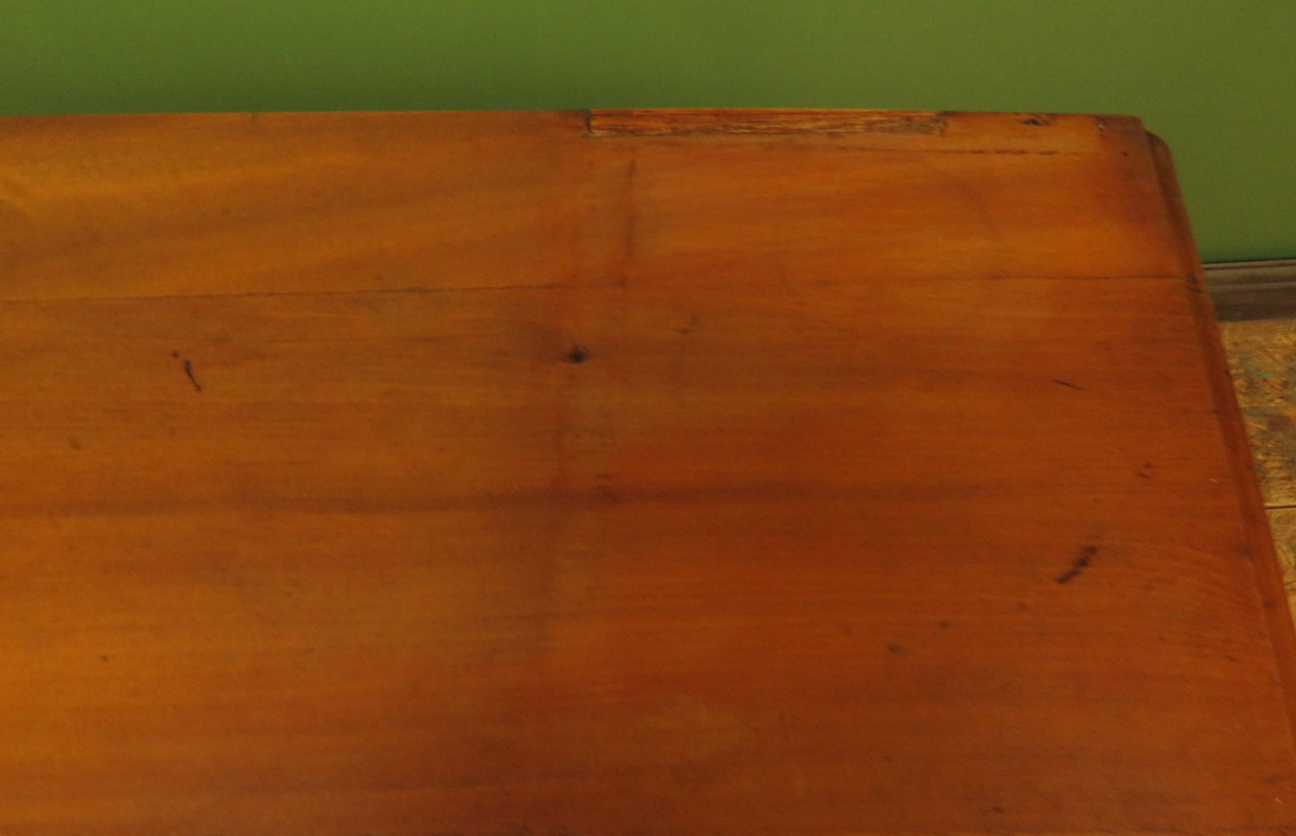 Antique Stencilled Chest of Drawers & Bedside Chest