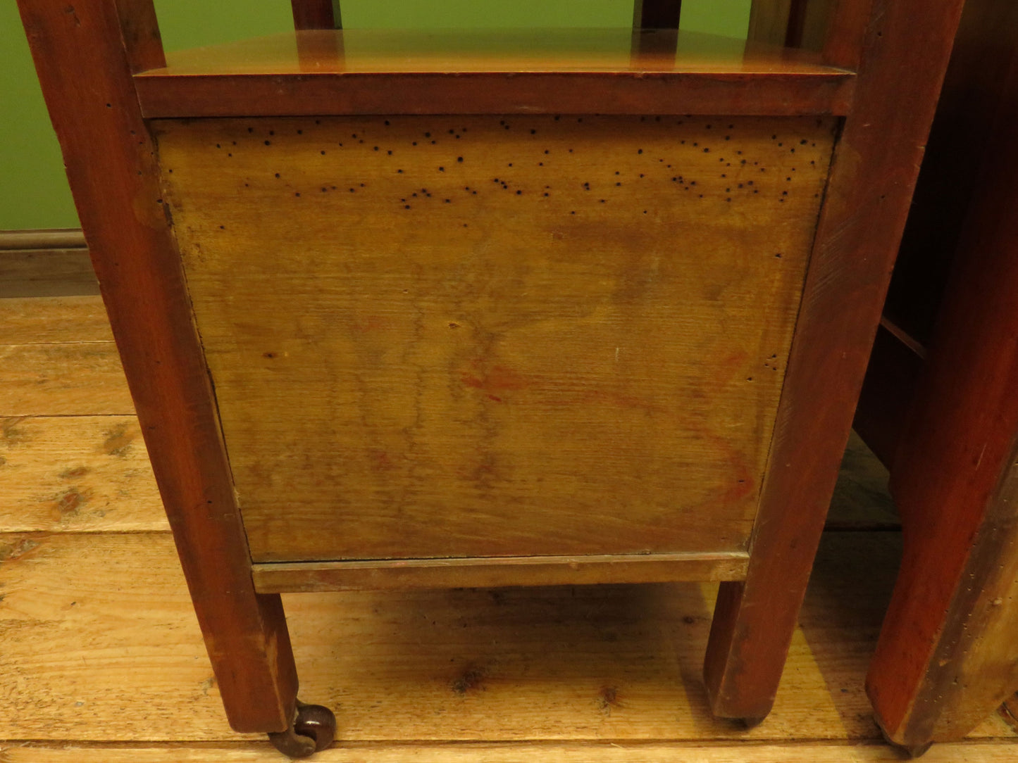 Antique Stencilled Chest of Drawers & Bedside Chest