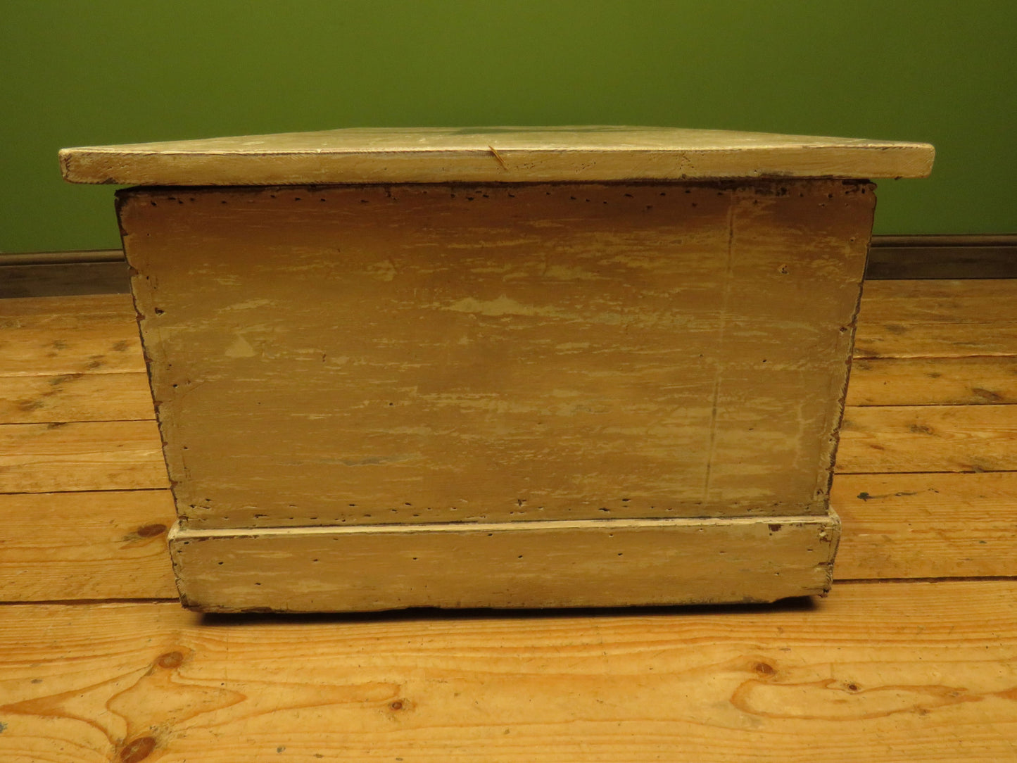 Folk Art Painted Blanket Box with Barn Star Design