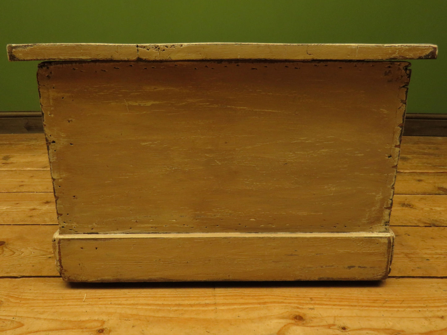 Folk Art Painted Blanket Box with Barn Star Design