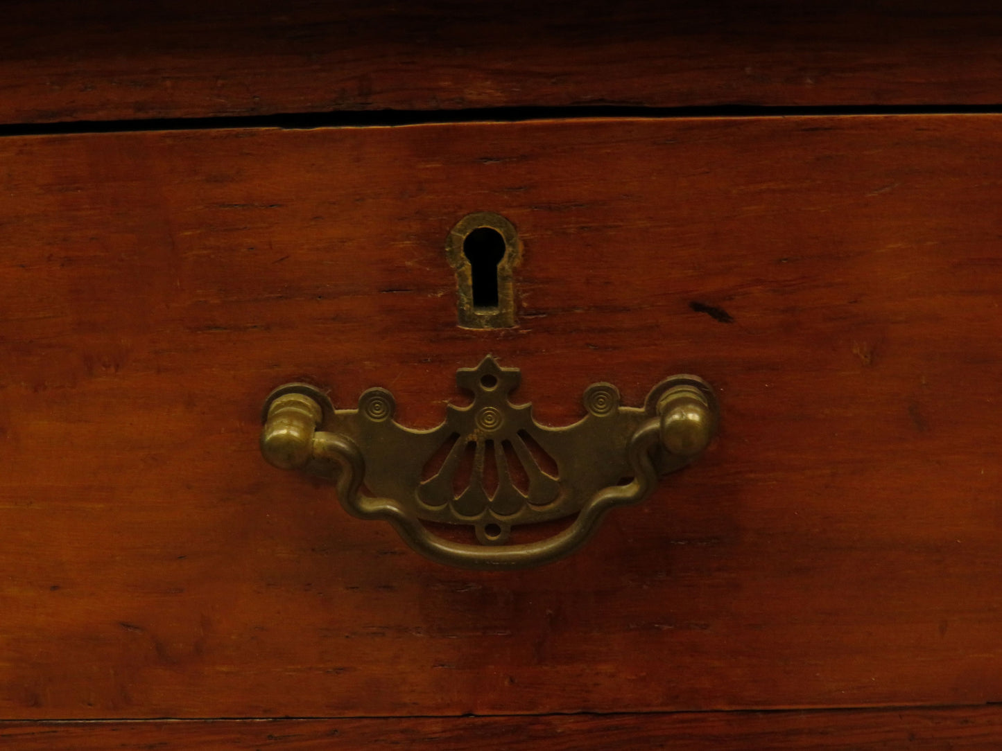 Antique Davenport with Leather top