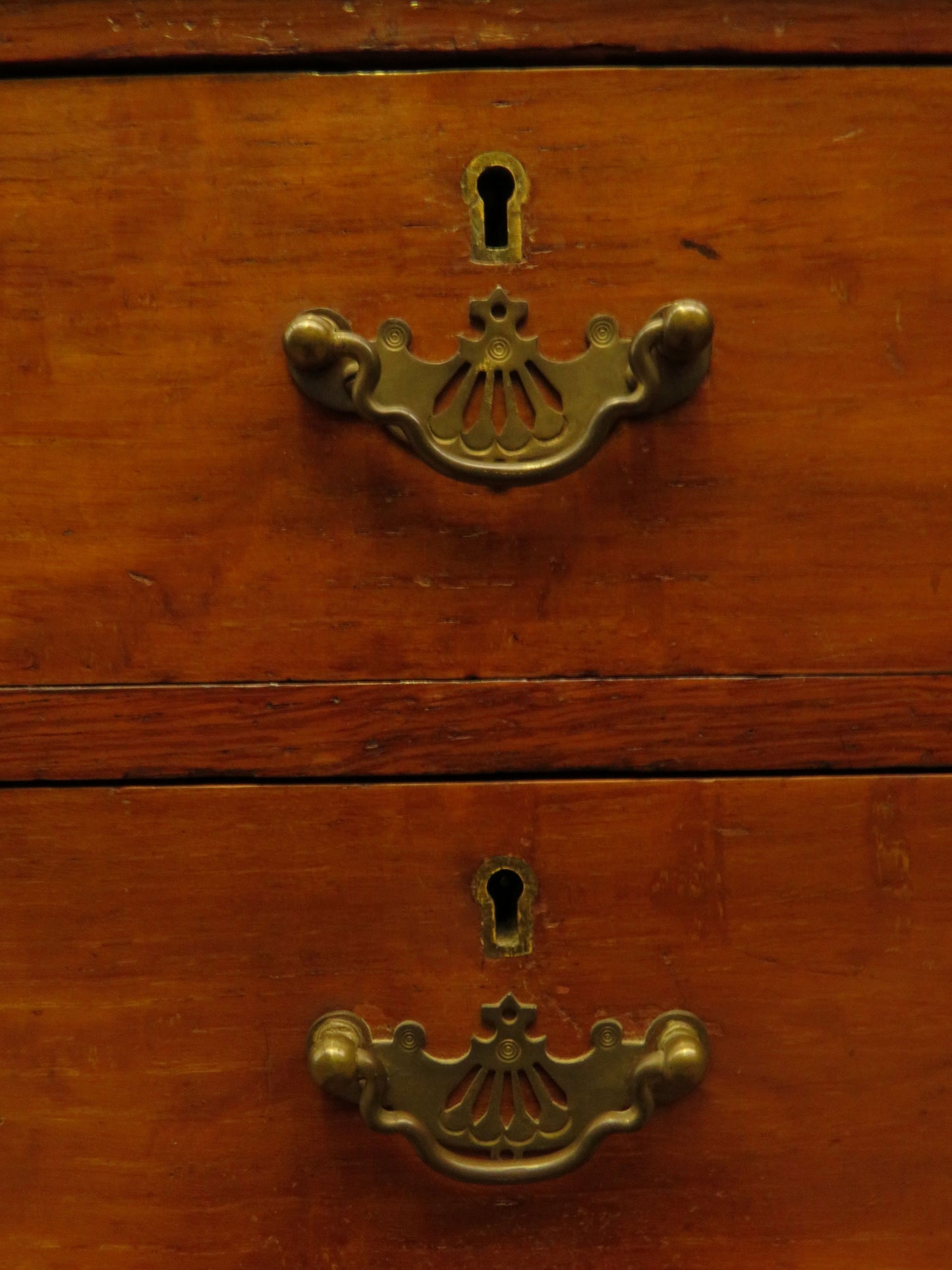 Antique Davenport with Leather top