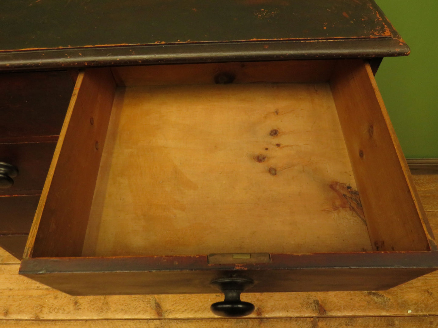 Antique Stained Pine Chest of Drawers