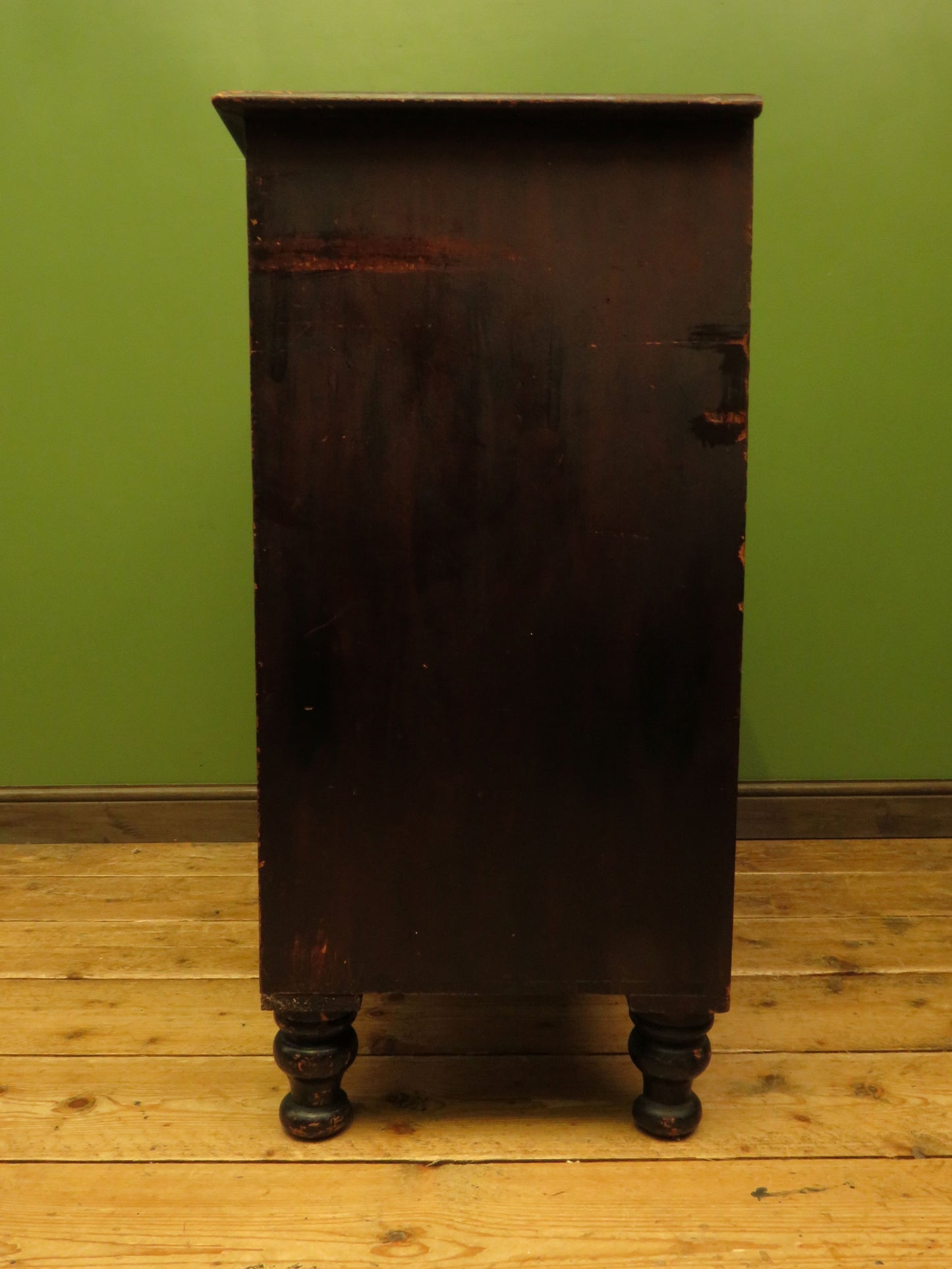 Antique Stained Pine Chest of Drawers