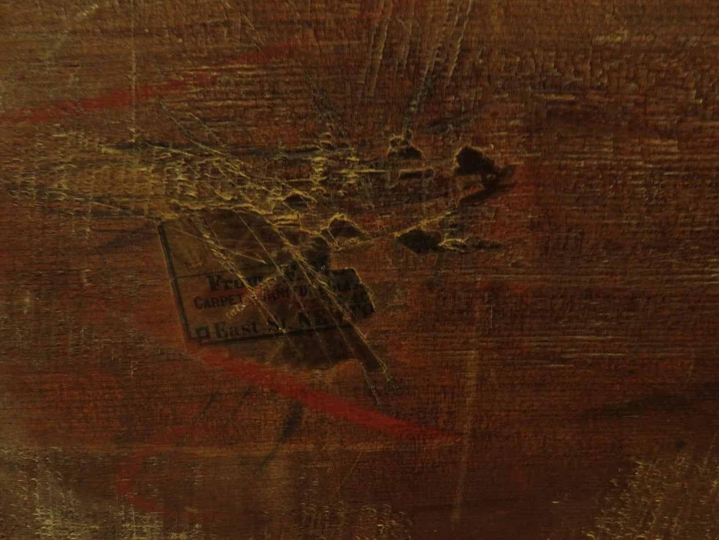 Antique Stained Pine Chest of Drawers