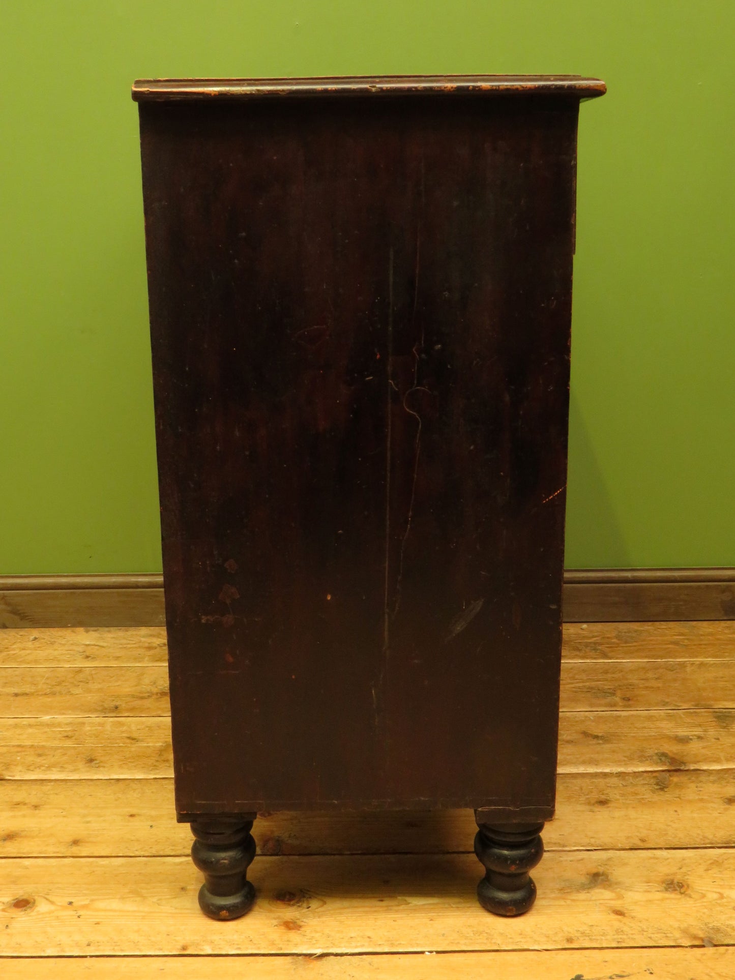 Antique Stained Pine Chest of Drawers