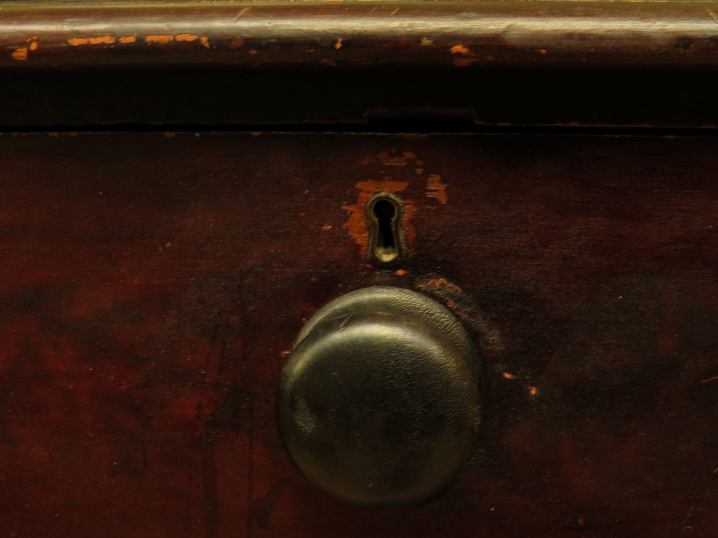 Antique Stained Pine Chest of Drawers