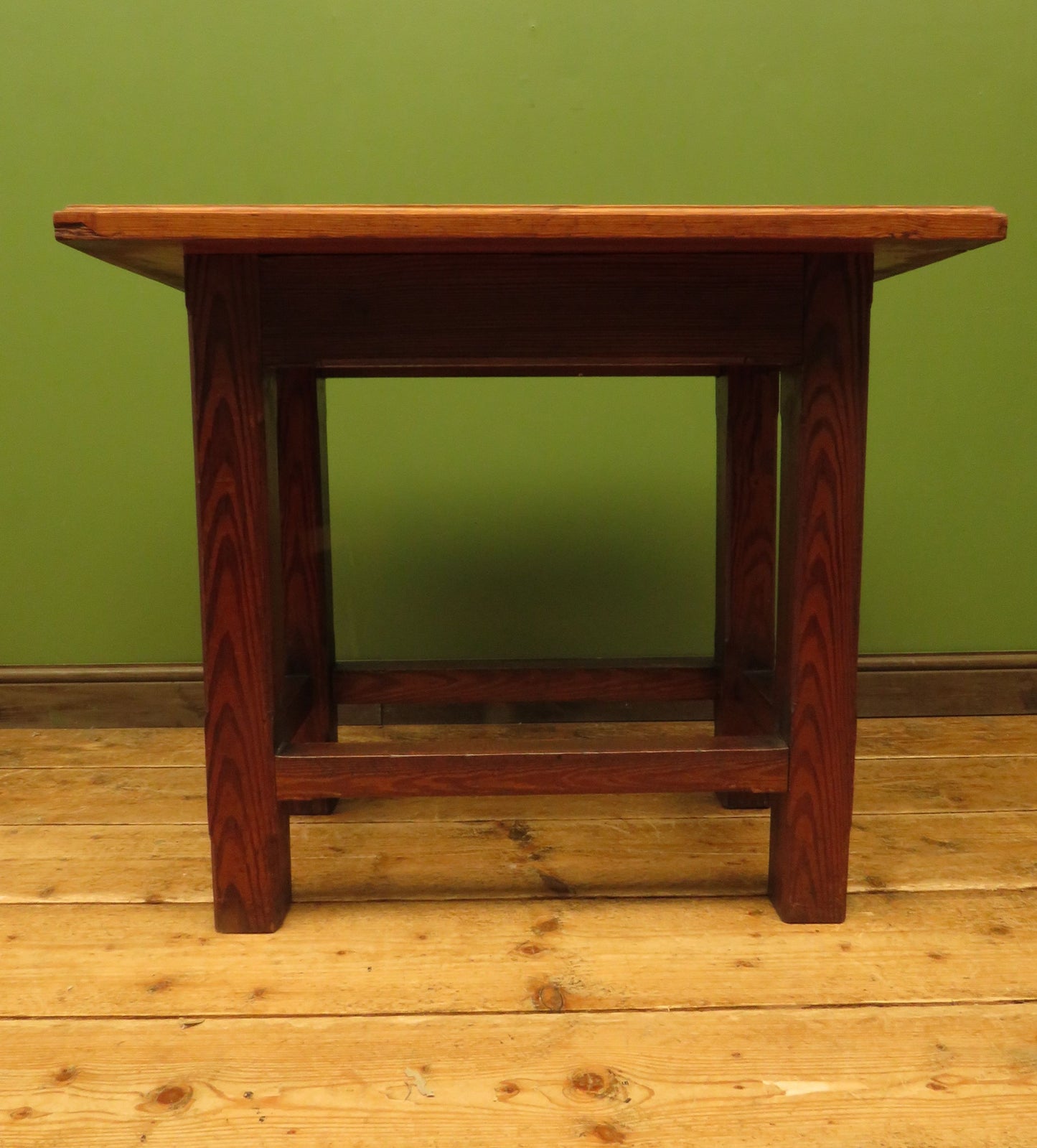 Arts & Crafts Ecclesiastical pine table from Lympstone Methodist Church