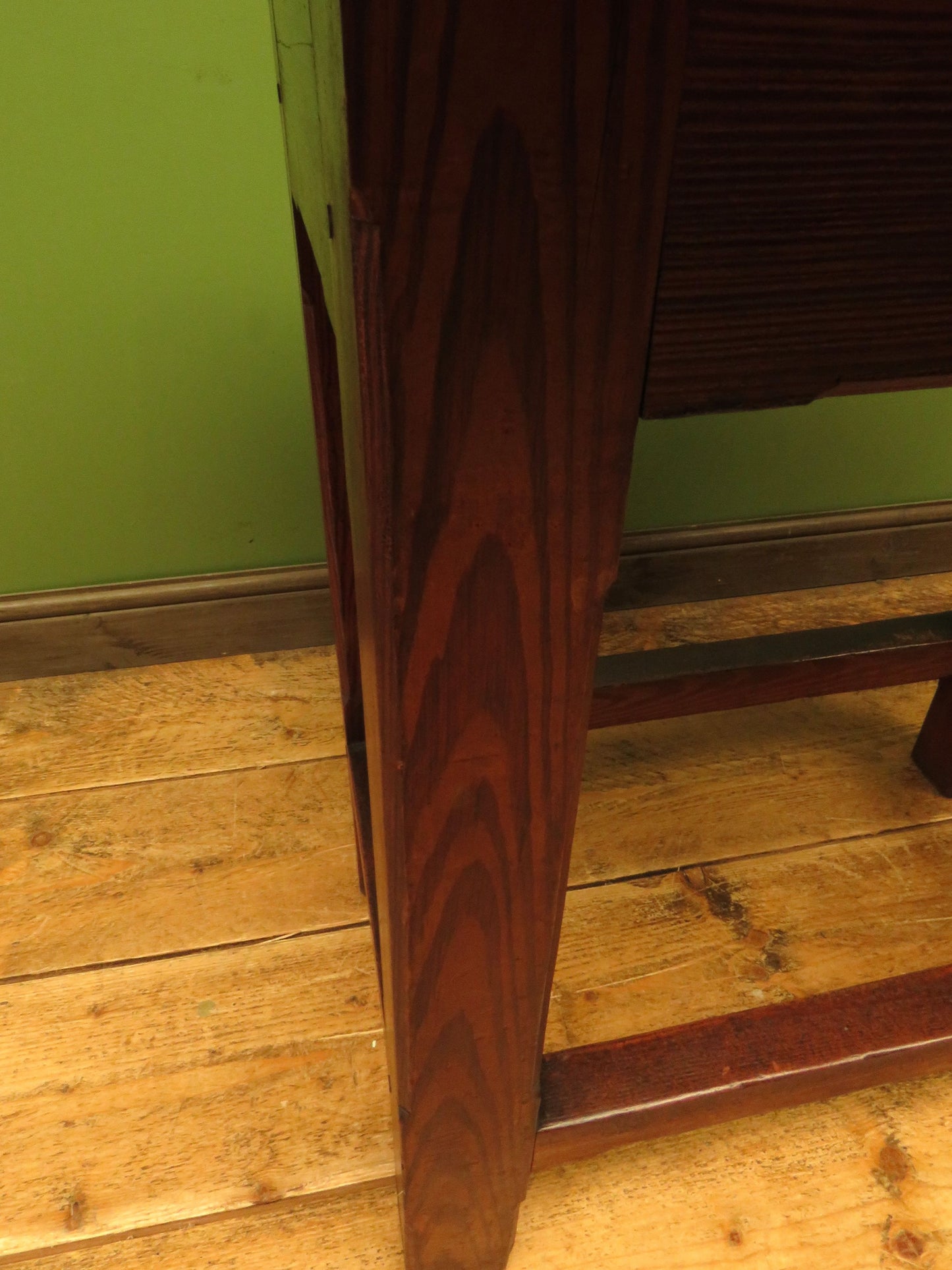 Arts & Crafts Ecclesiastical pine table from Lympstone Methodist Church