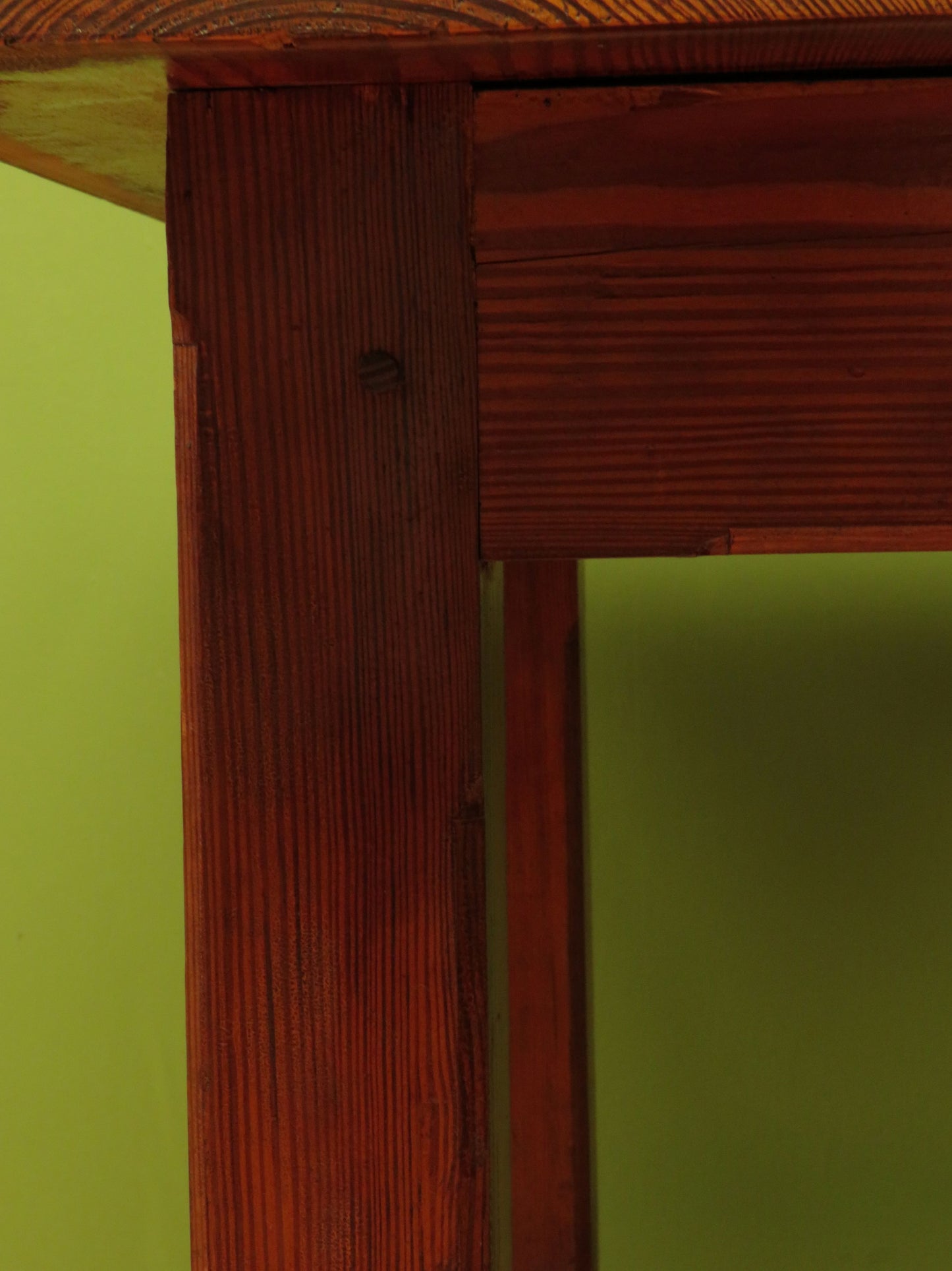 Arts & Crafts Ecclesiastical pine table from Lympstone Methodist Church