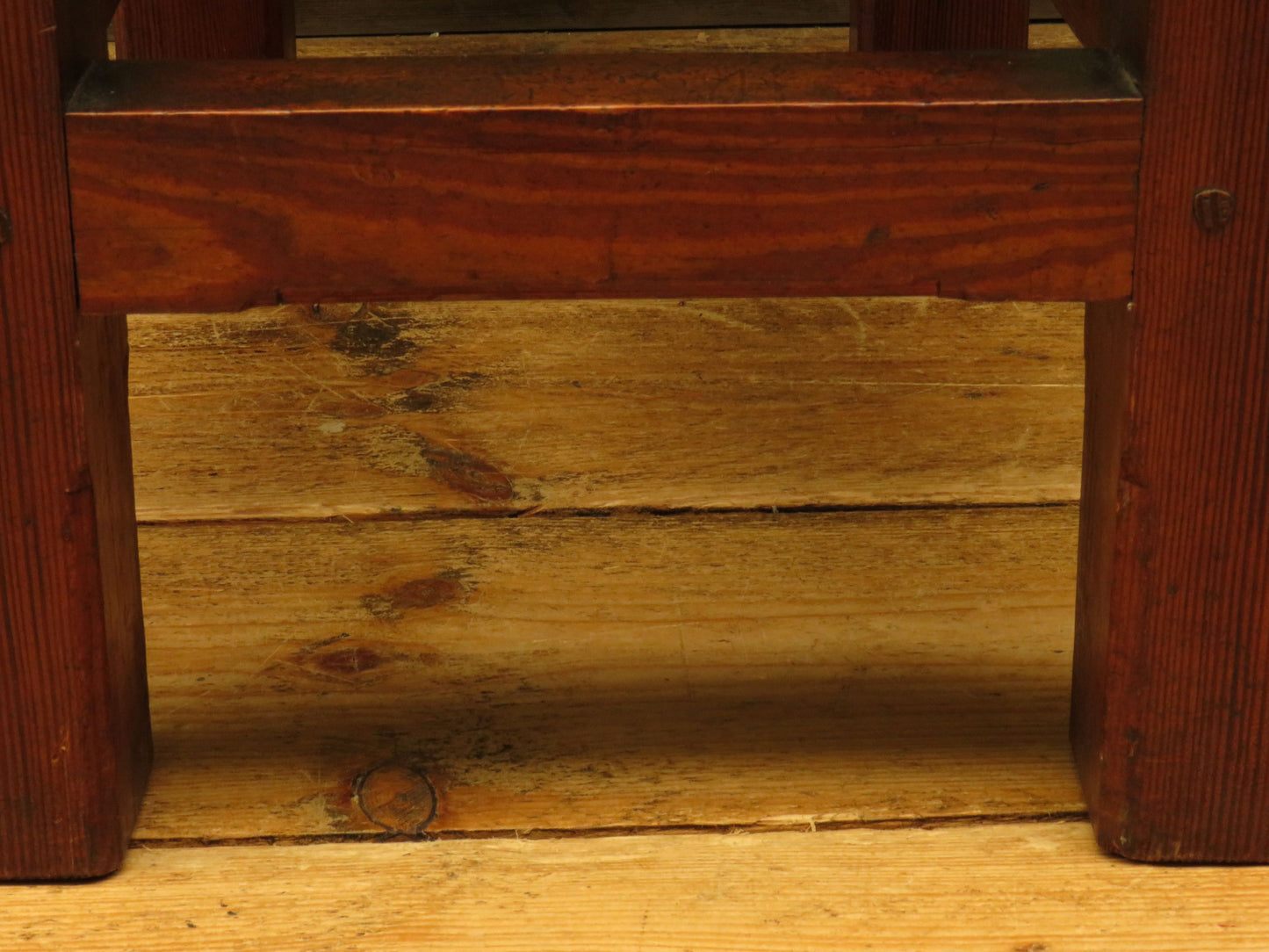 Arts & Crafts Ecclesiastical pine table from Lympstone Methodist Church