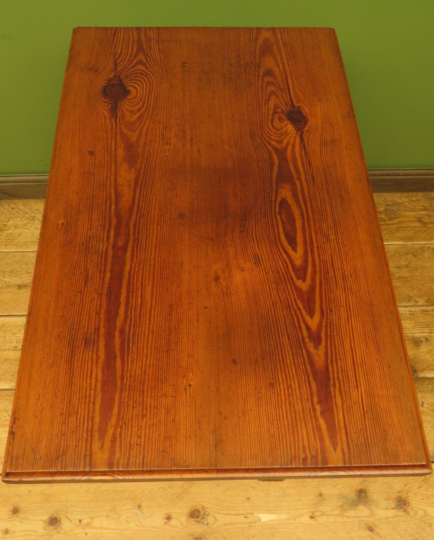 Arts & Crafts Ecclesiastical pine table from Lympstone Methodist Church