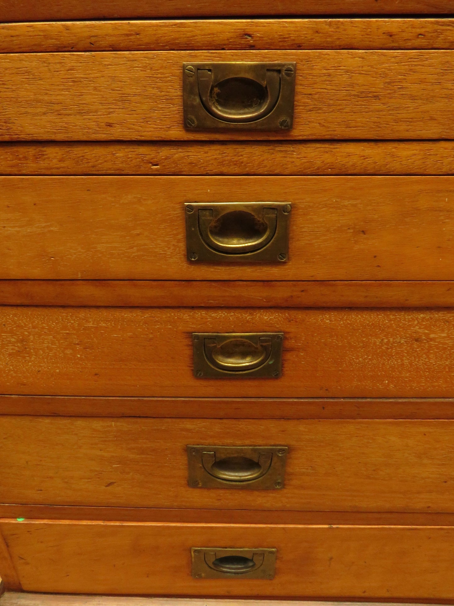 Antique Architects Plan Chest, Printers Bank of Drawers