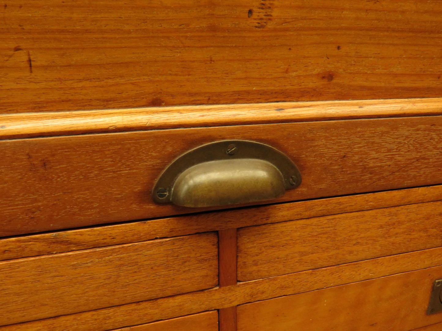 Antique Architects Plan Chest, Printers Bank of Drawers