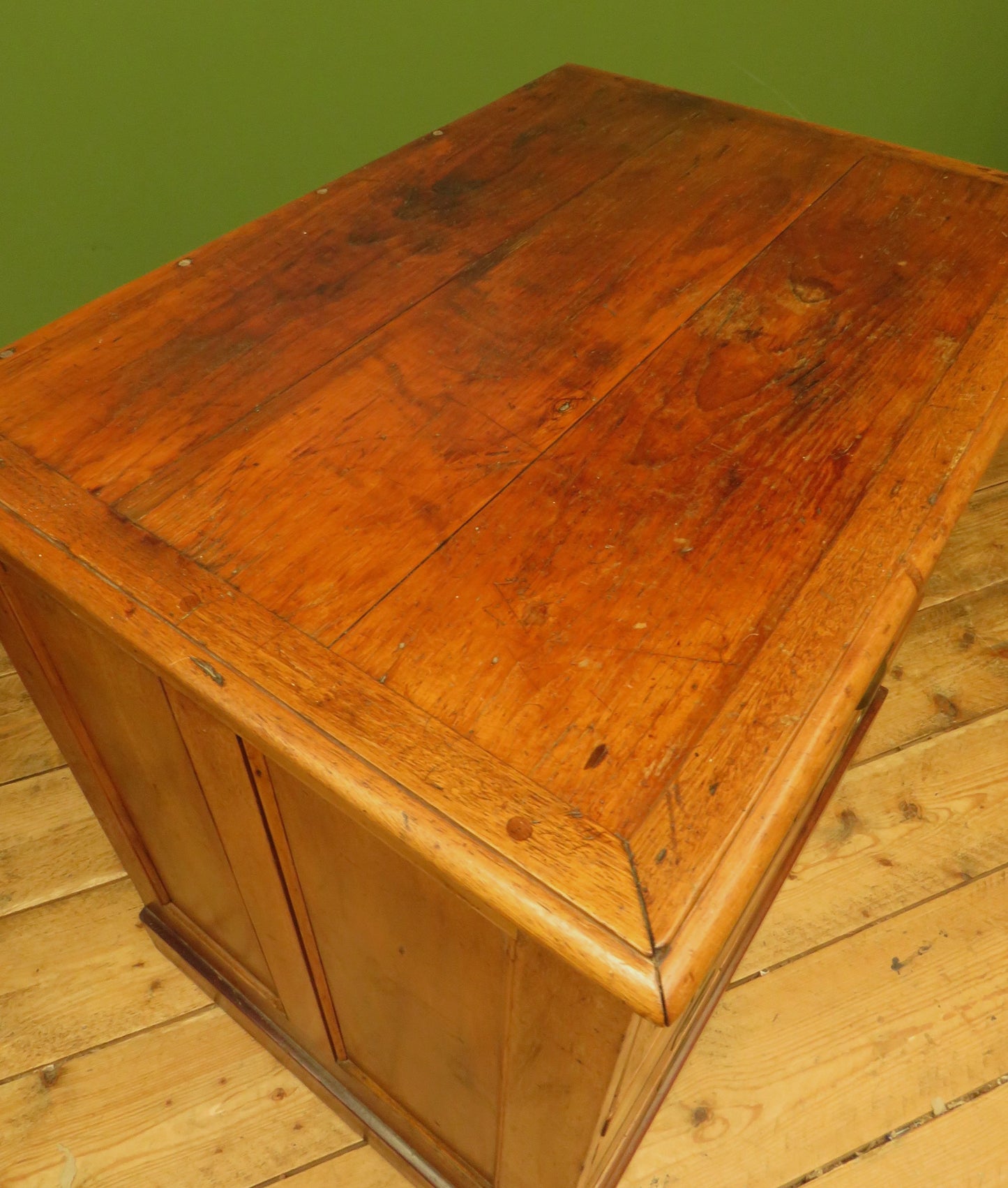 Antique Architects Plan Chest, Printers Bank of Drawers