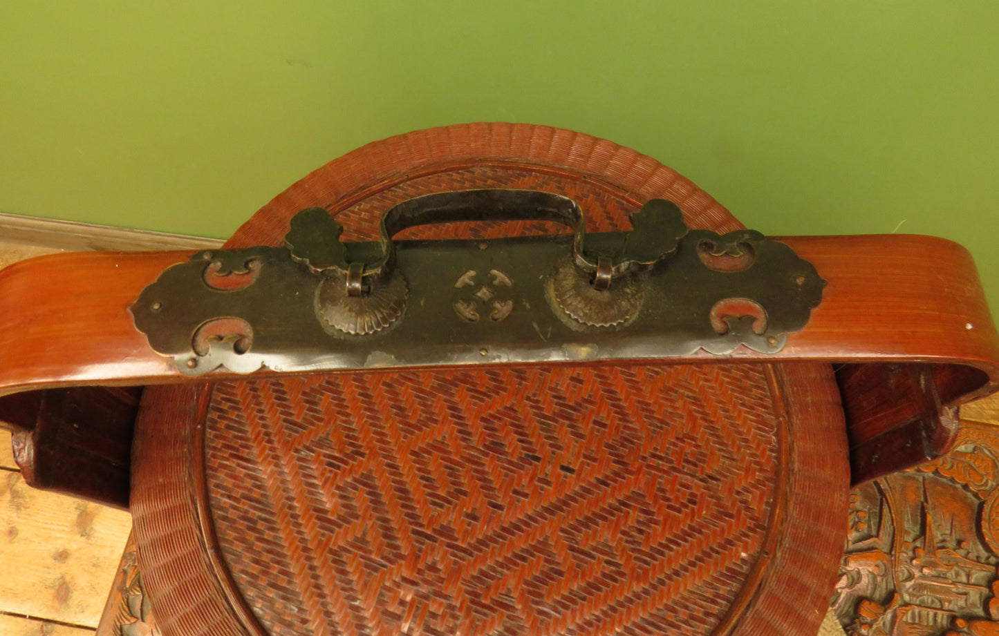 Large Chinese Wedding Basket with two tiers