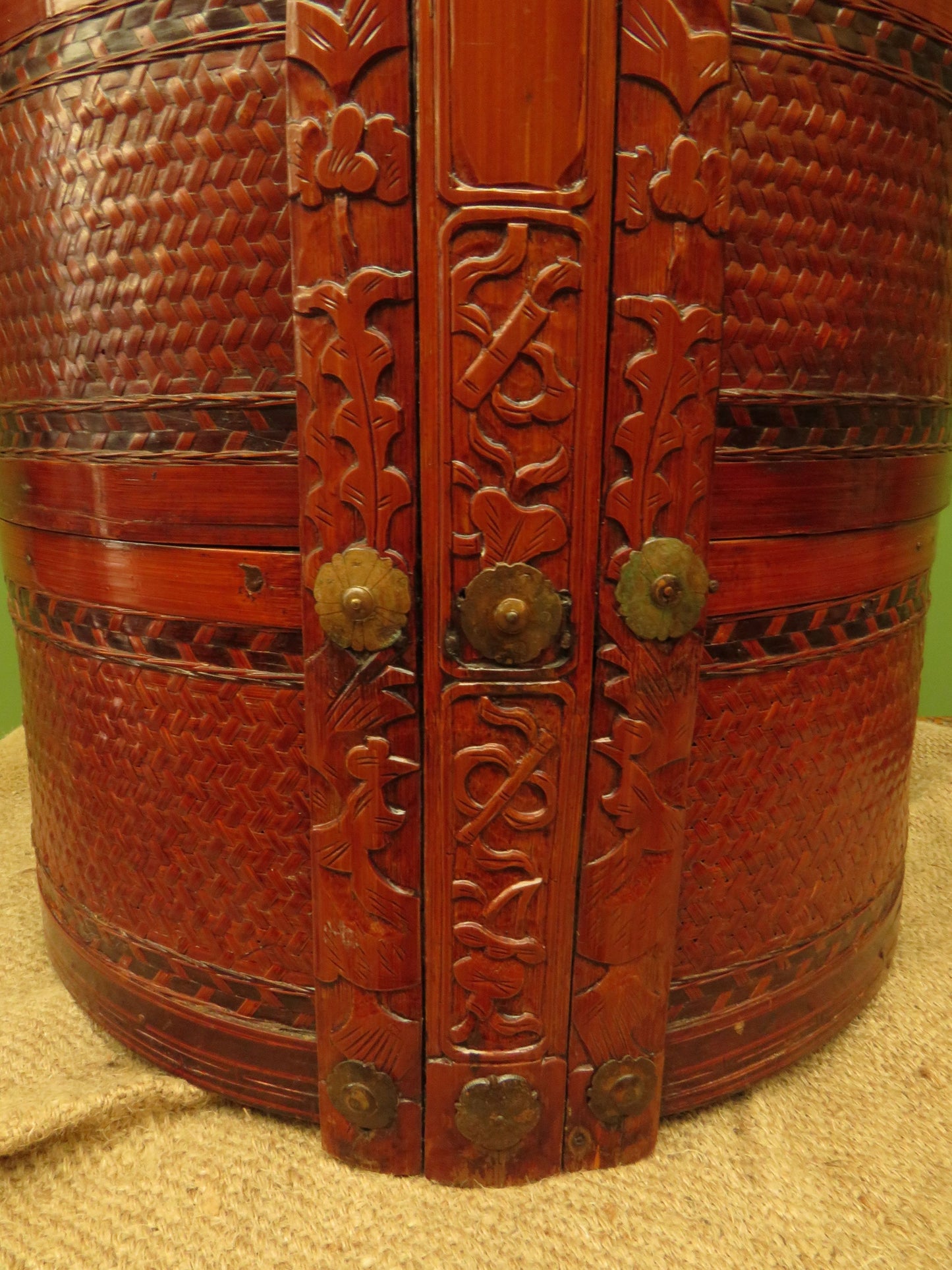 Large Chinese Wedding Basket with two tiers