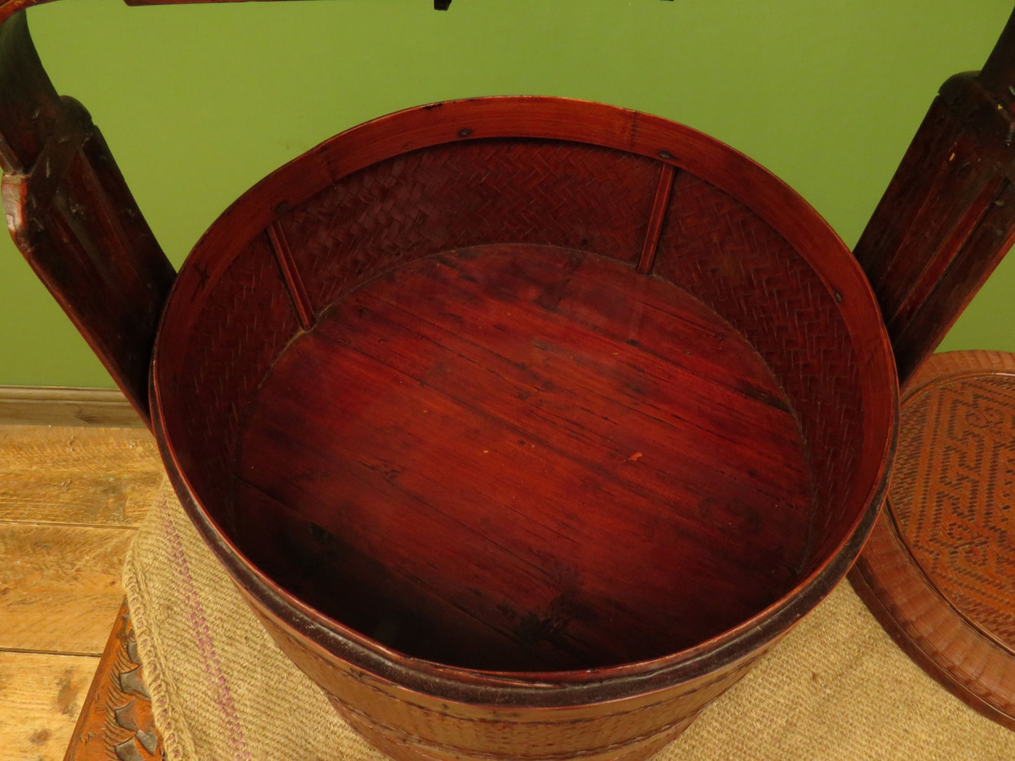 Large Chinese Wedding Basket with two tiers
