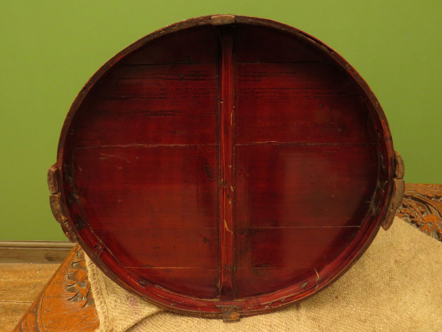 Large Chinese Wedding Basket with two tiers