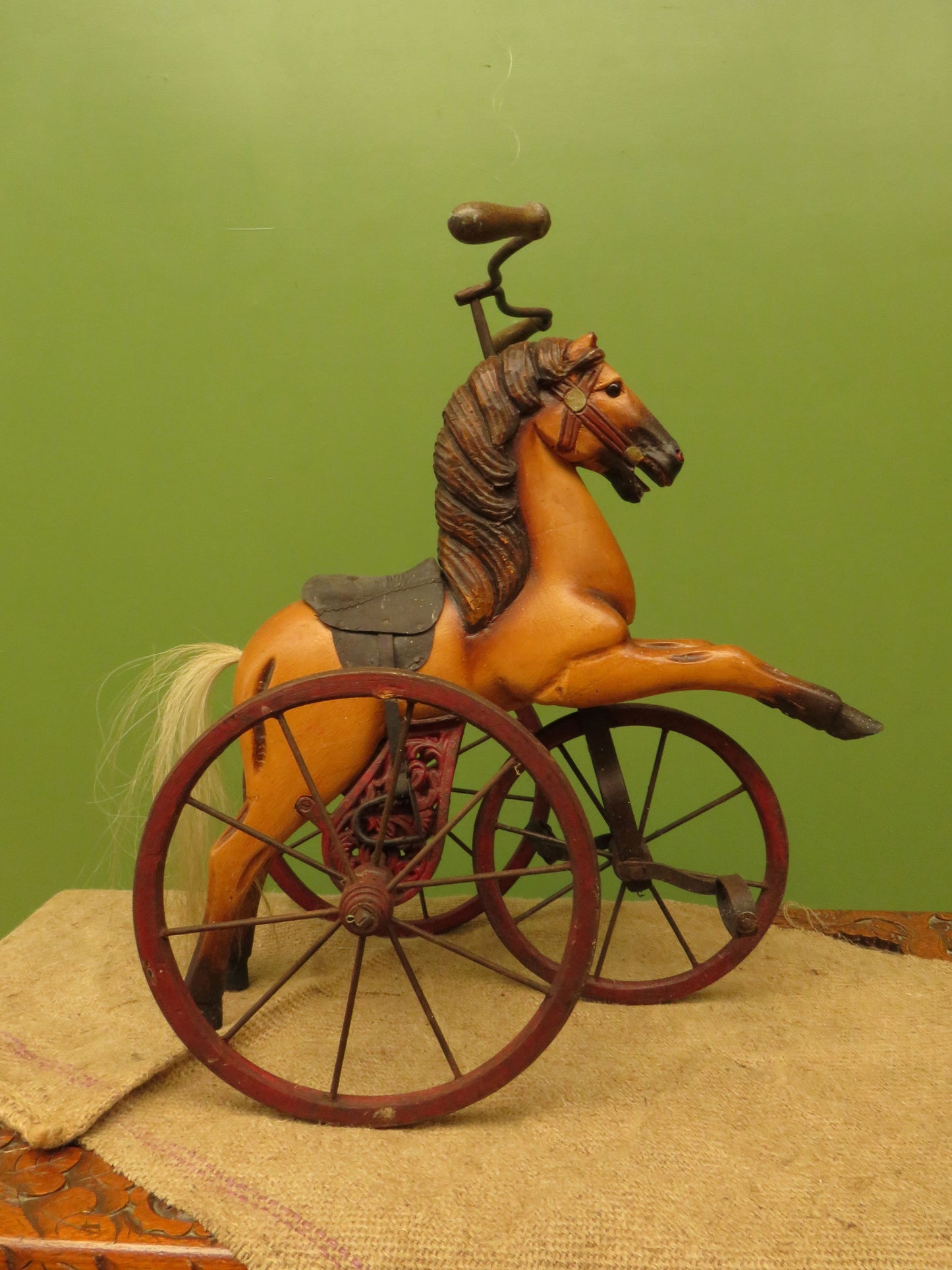 Antique French Horse Tricycle Velocipede