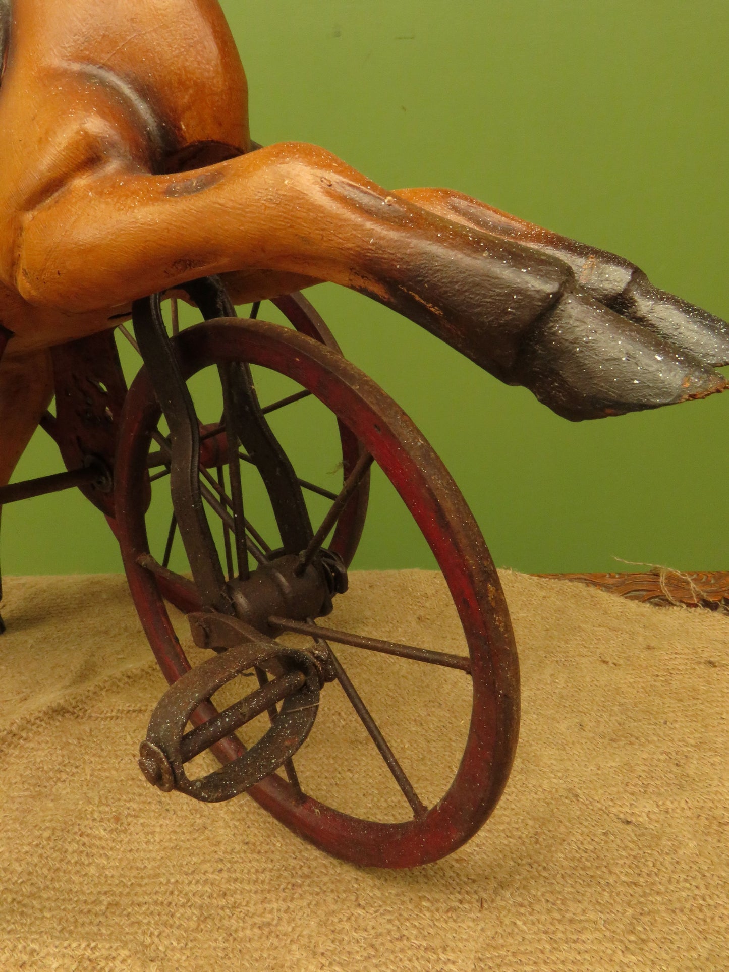 Antique French Horse Tricycle Velocipede