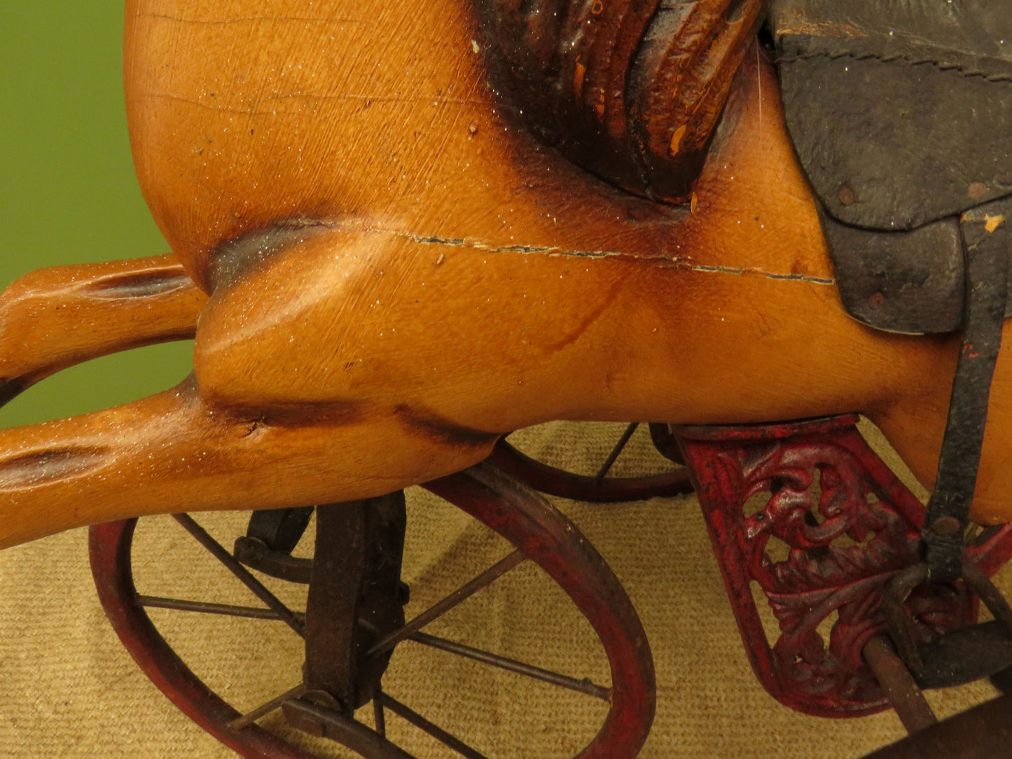 Antique French Horse Tricycle Velocipede