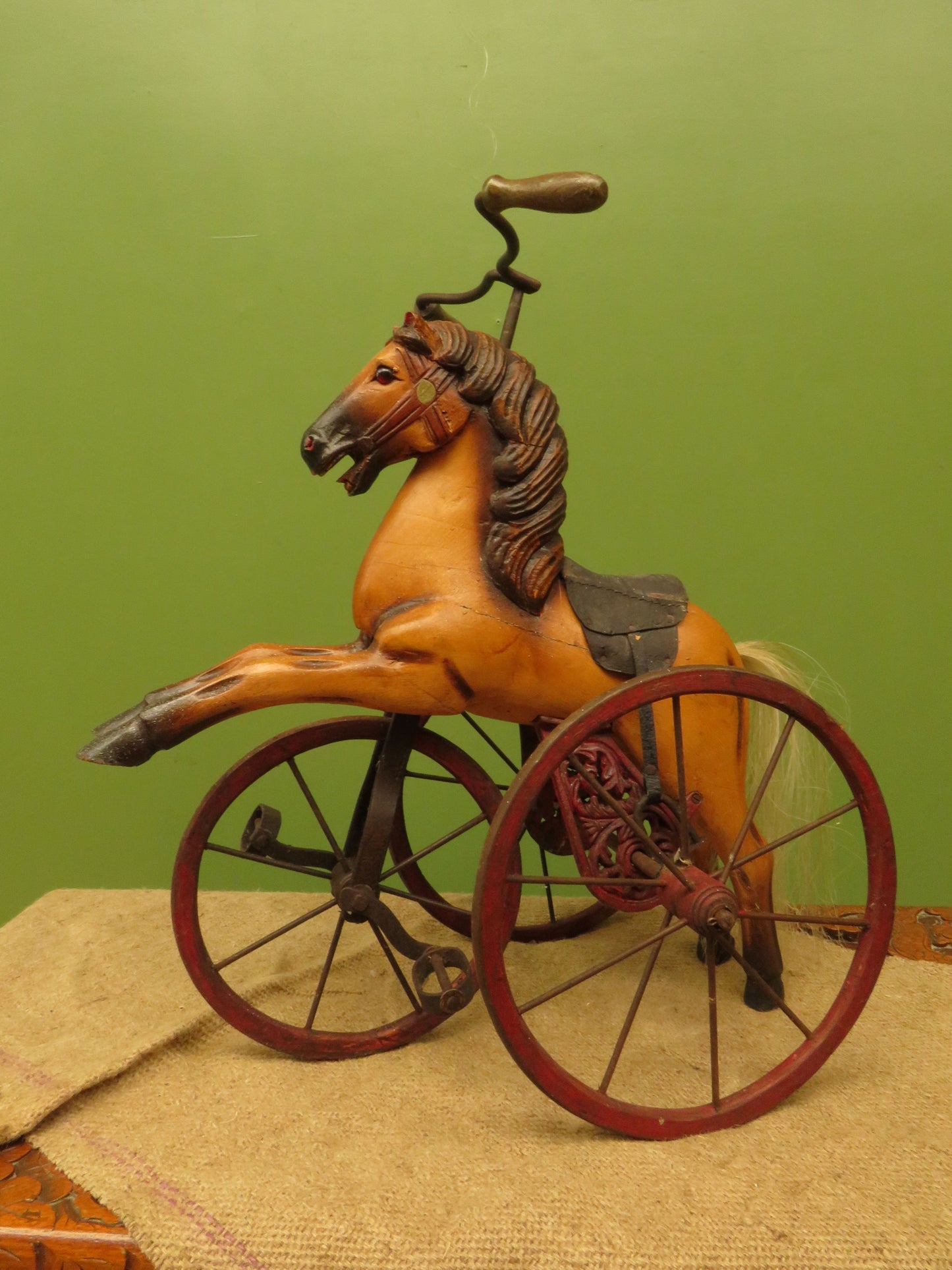 Antique French Horse Tricycle Velocipede