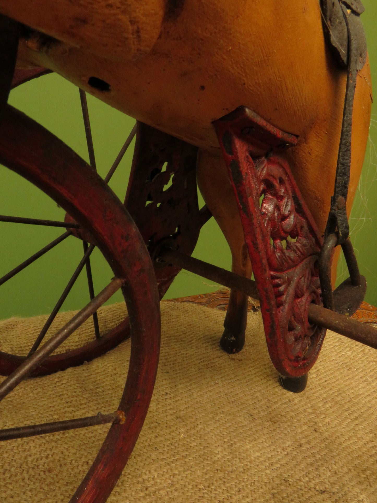 Antique French Horse Tricycle Velocipede