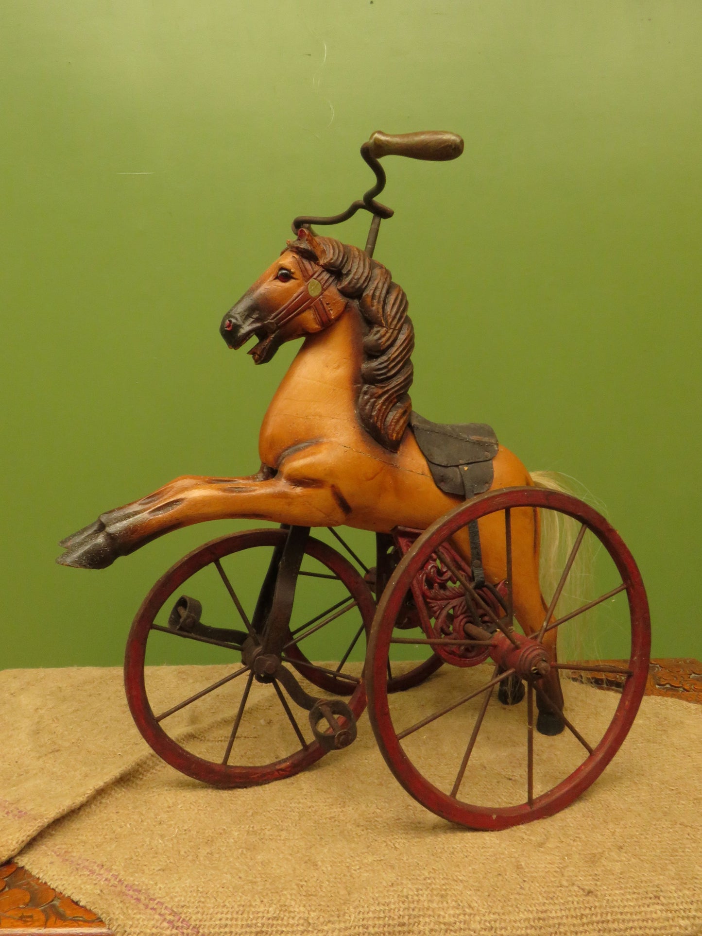 Antique French Horse Tricycle Velocipede