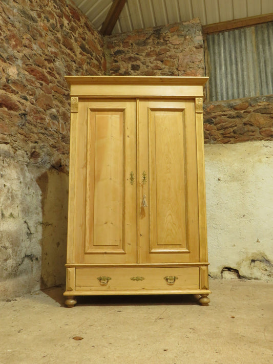 Continental Pine Knockdown Wardrobe