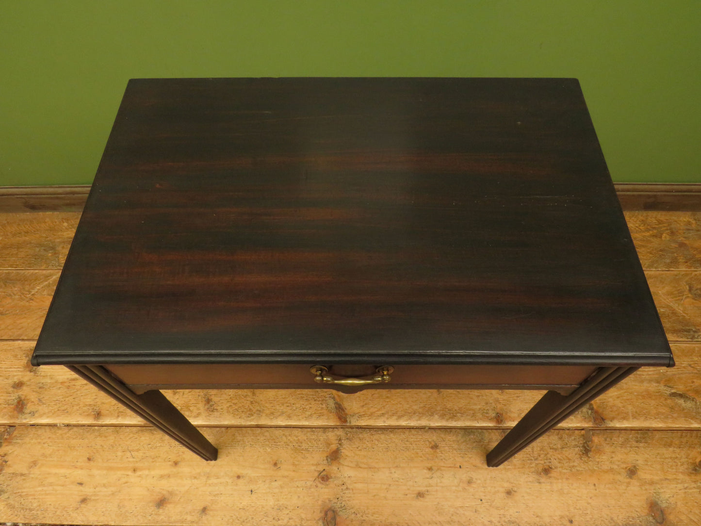 Black Side Table with Drawer