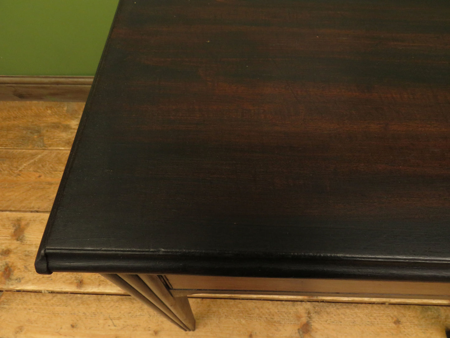 Black Side Table with Drawer