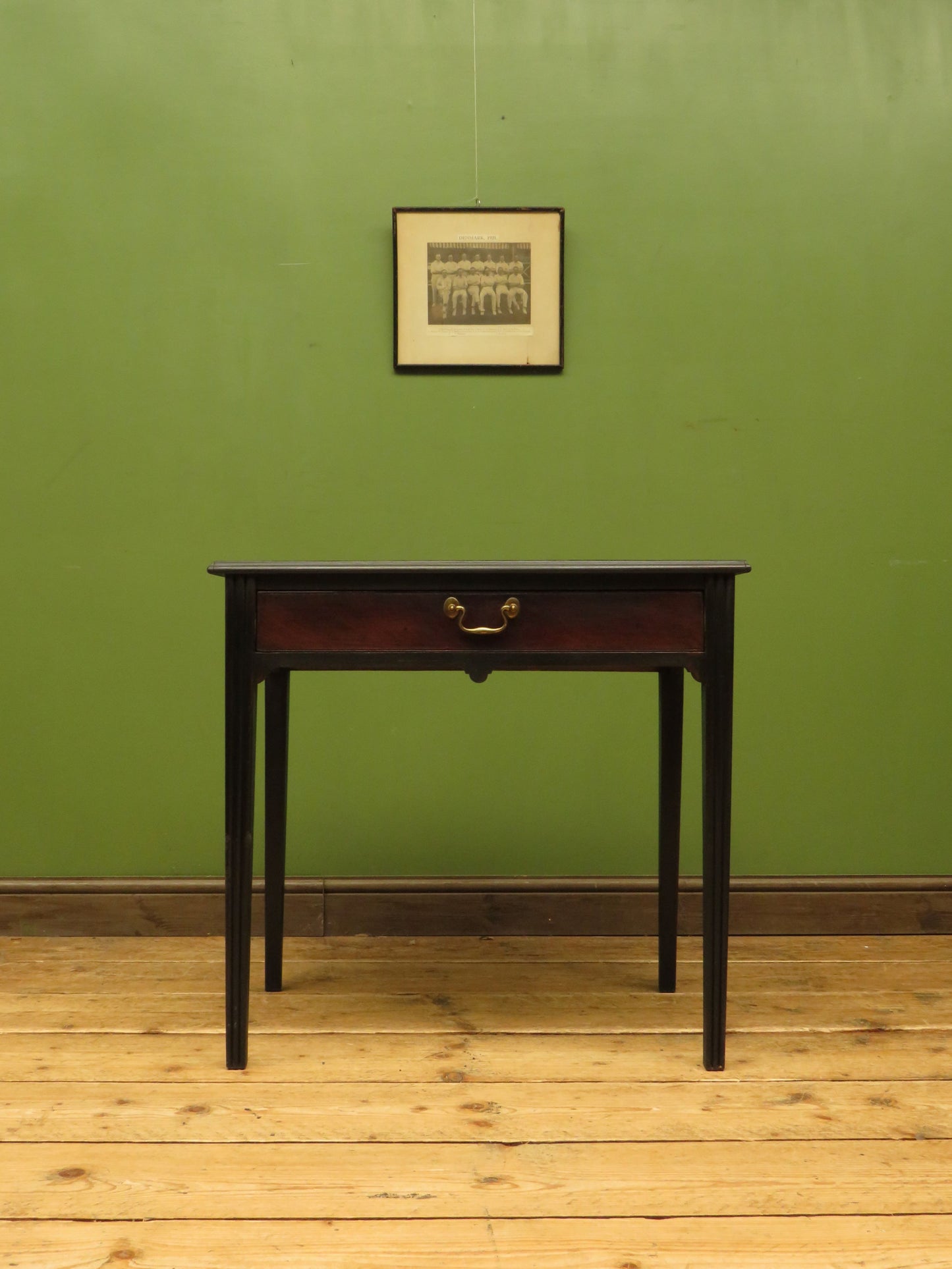 Black Side Table with Drawer