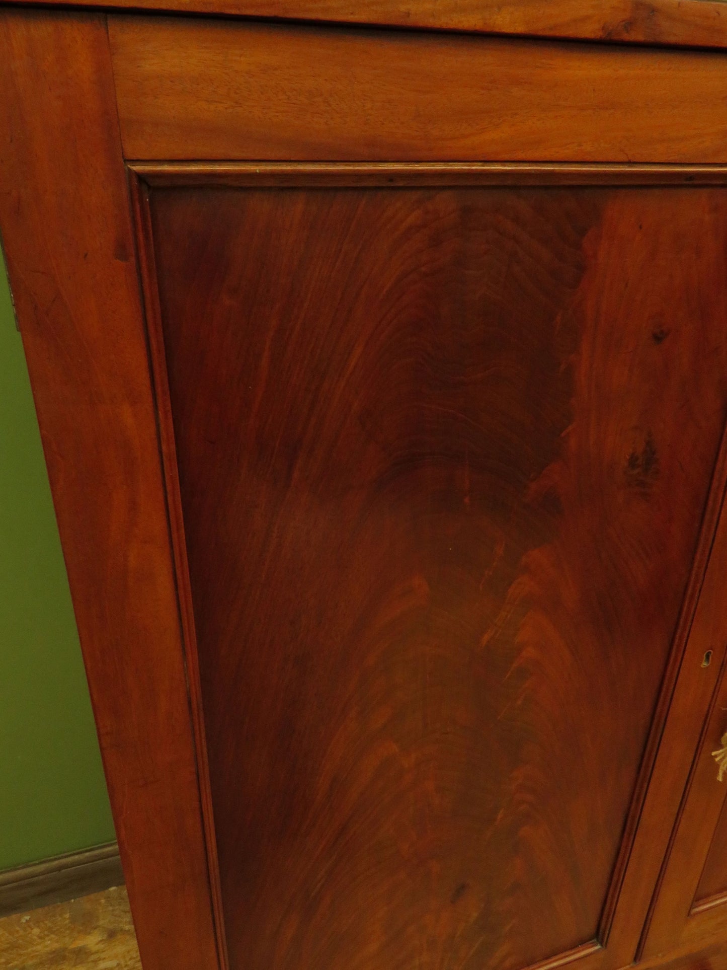 Antique Irish Linen Press Cupboard from Merrion Castle, Dublin