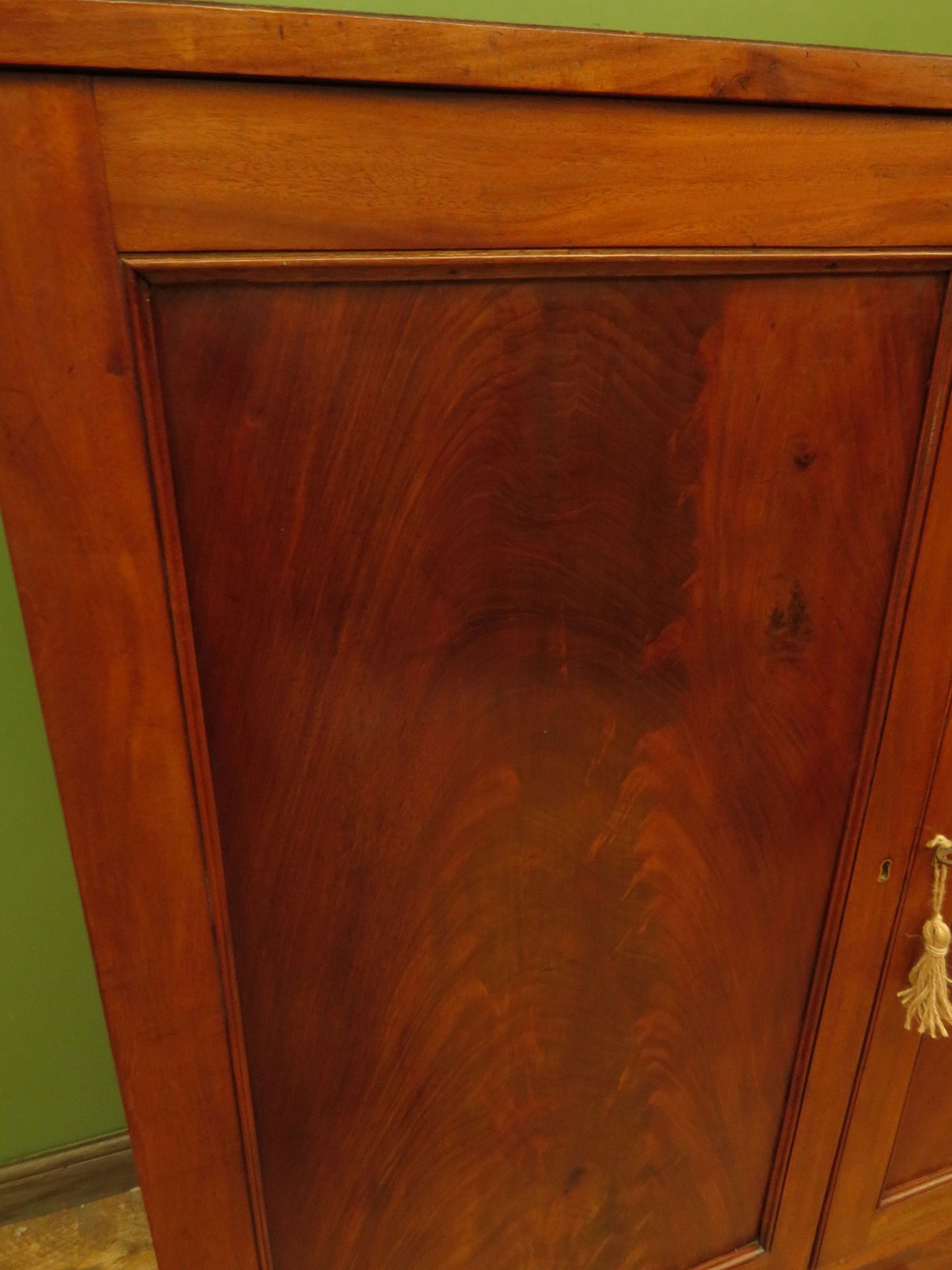 Antique Irish Linen Press Cupboard from Merrion Castle, Dublin