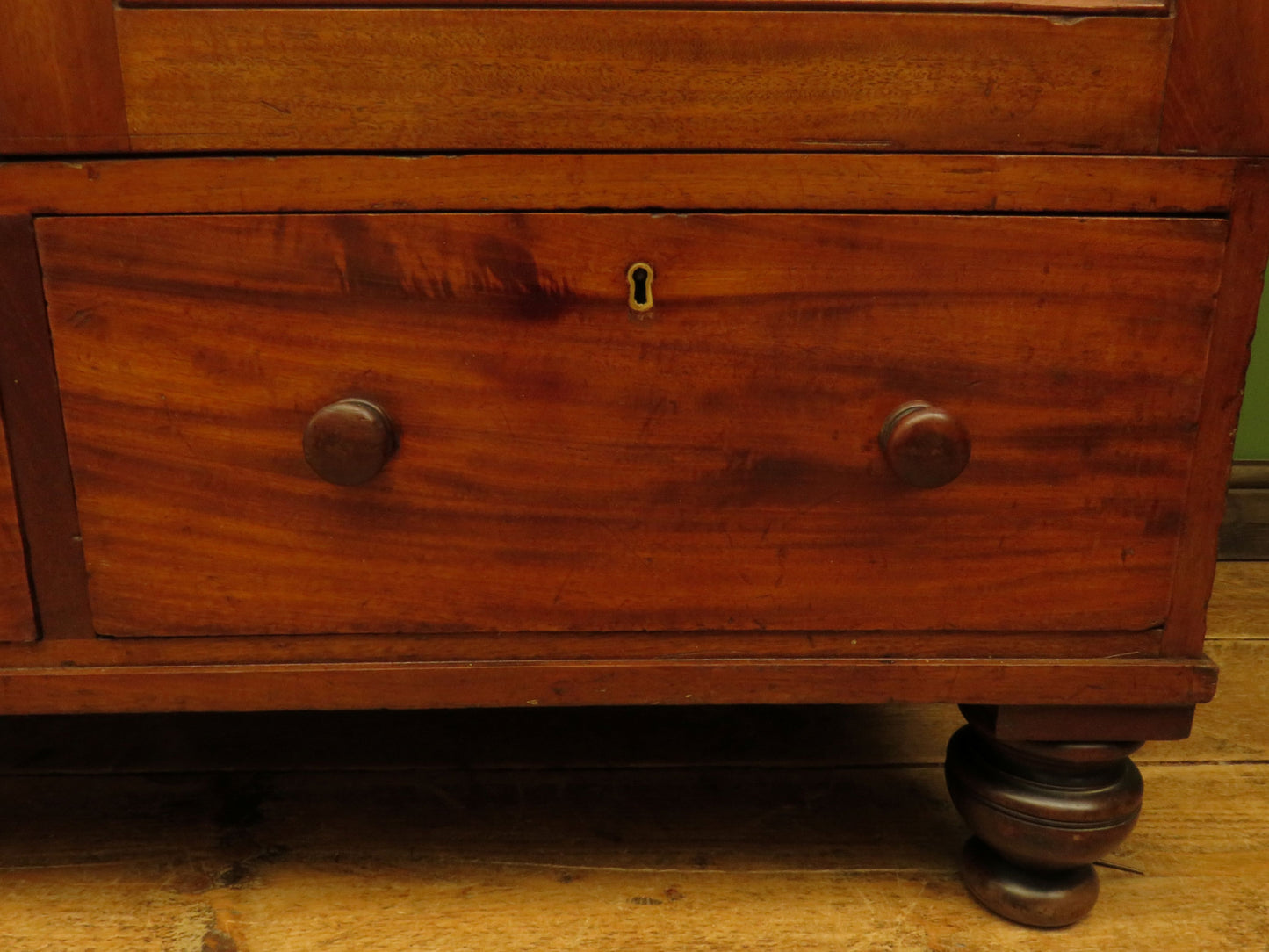 Antique Irish Linen Press Cupboard from Merrion Castle, Dublin