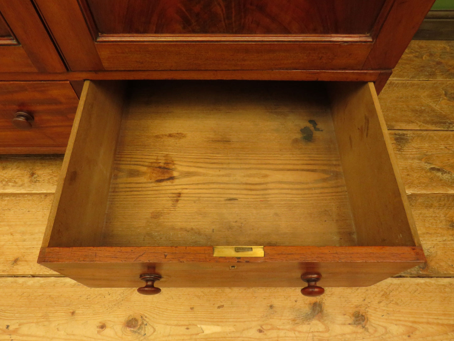 Antique Irish Linen Press Cupboard from Merrion Castle, Dublin