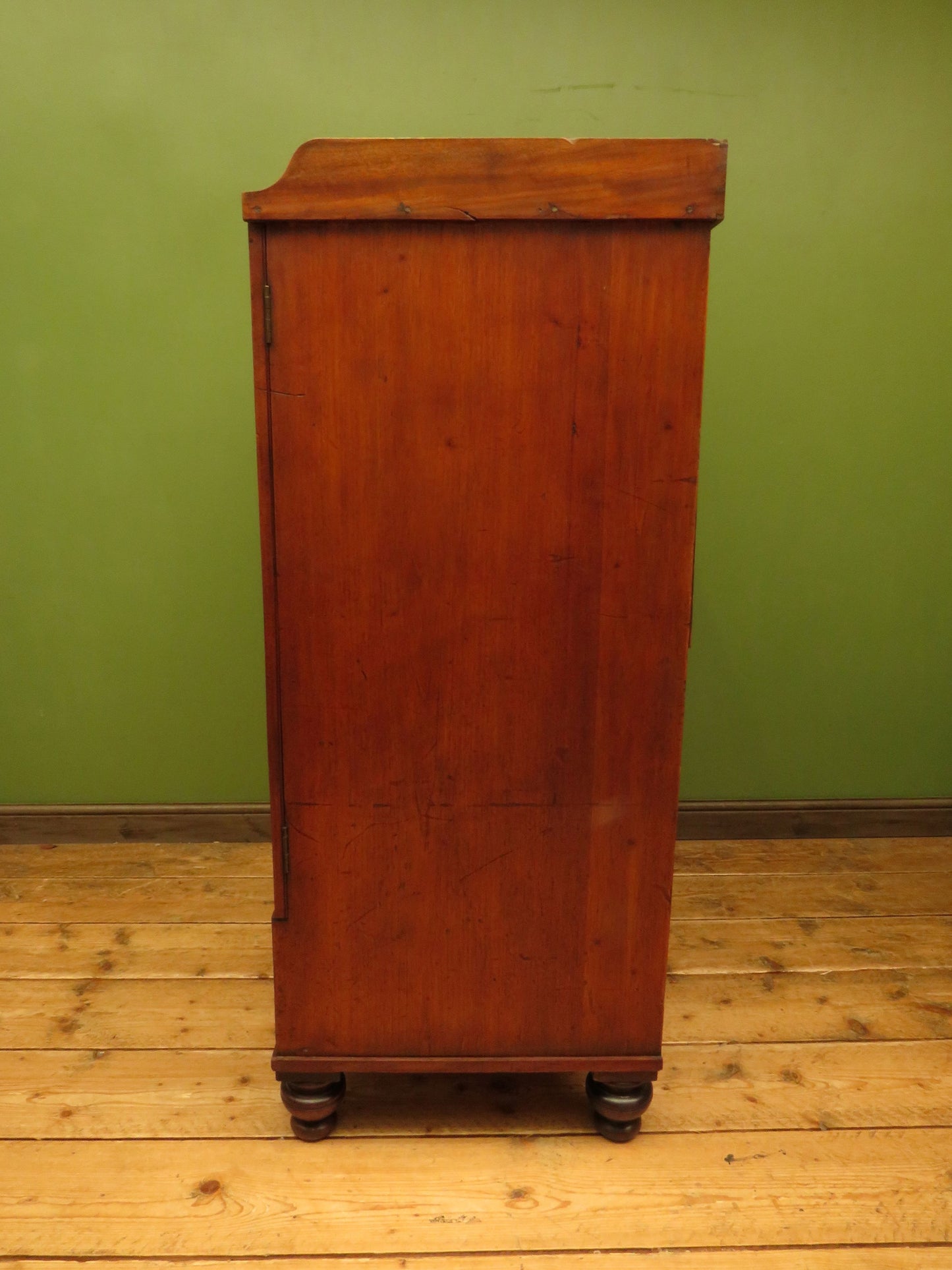 Antique Irish Linen Press Cupboard from Merrion Castle, Dublin