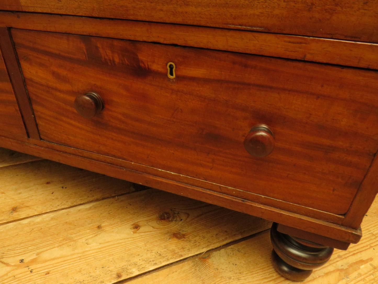 Antique Irish Linen Press Cupboard from Merrion Castle, Dublin