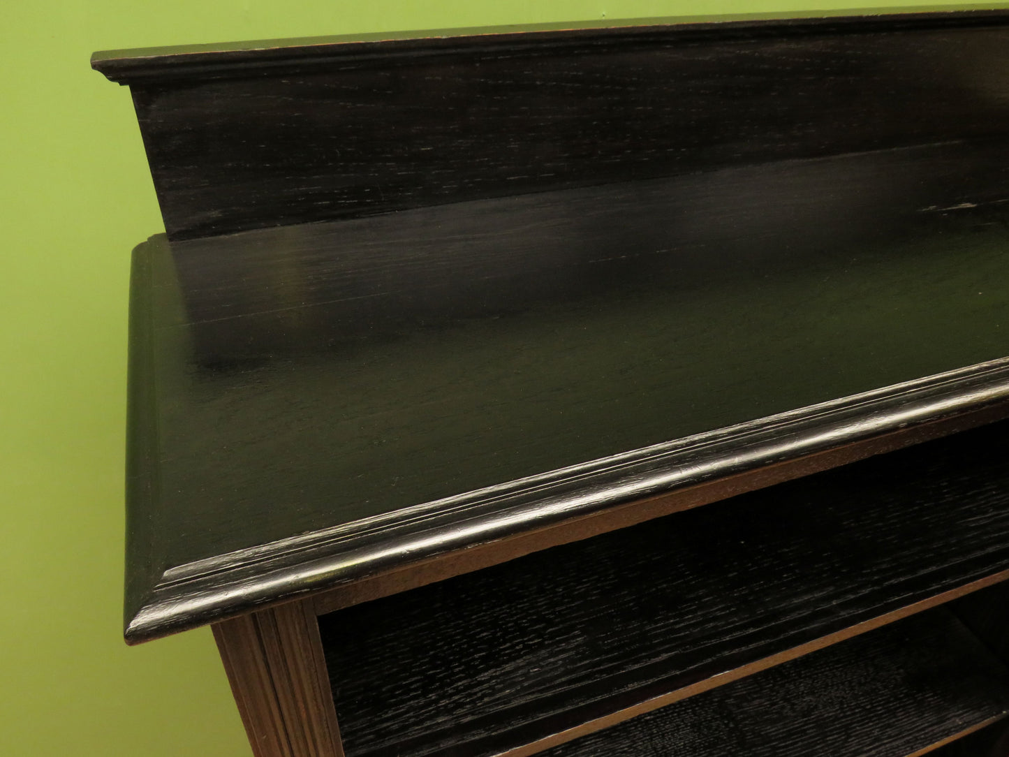 Ebonised Oak Book Shelves