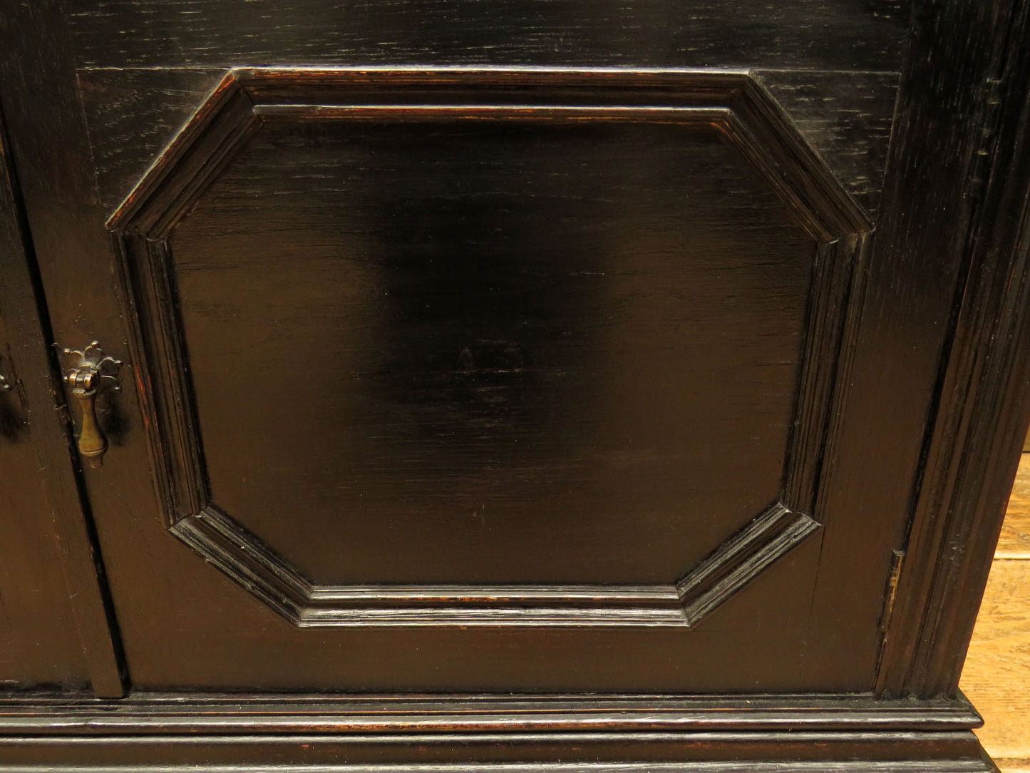 Ebonised Oak Book Shelves