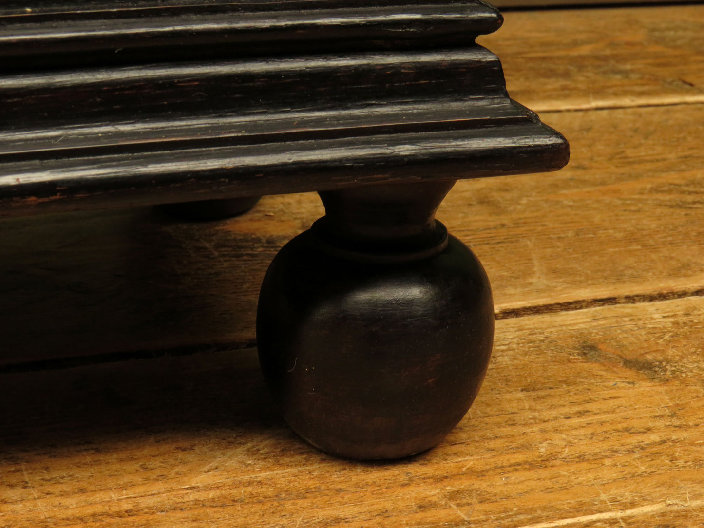 Ebonised Oak Book Shelves