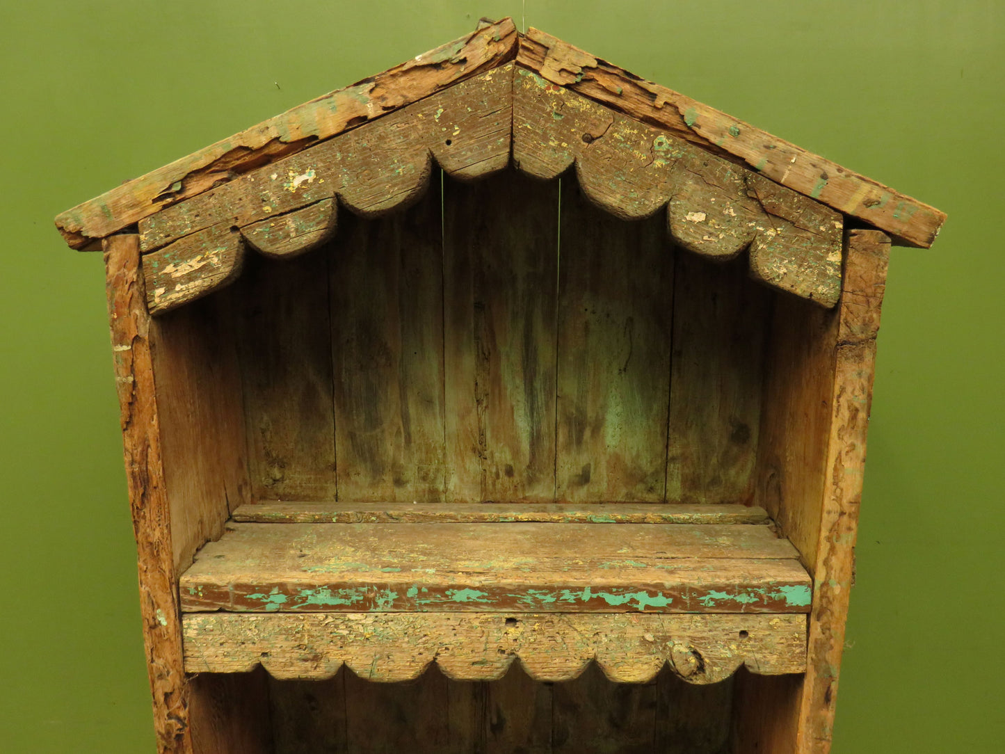 Old Rustic French Gardening Potting Shed Shop Display Hutch